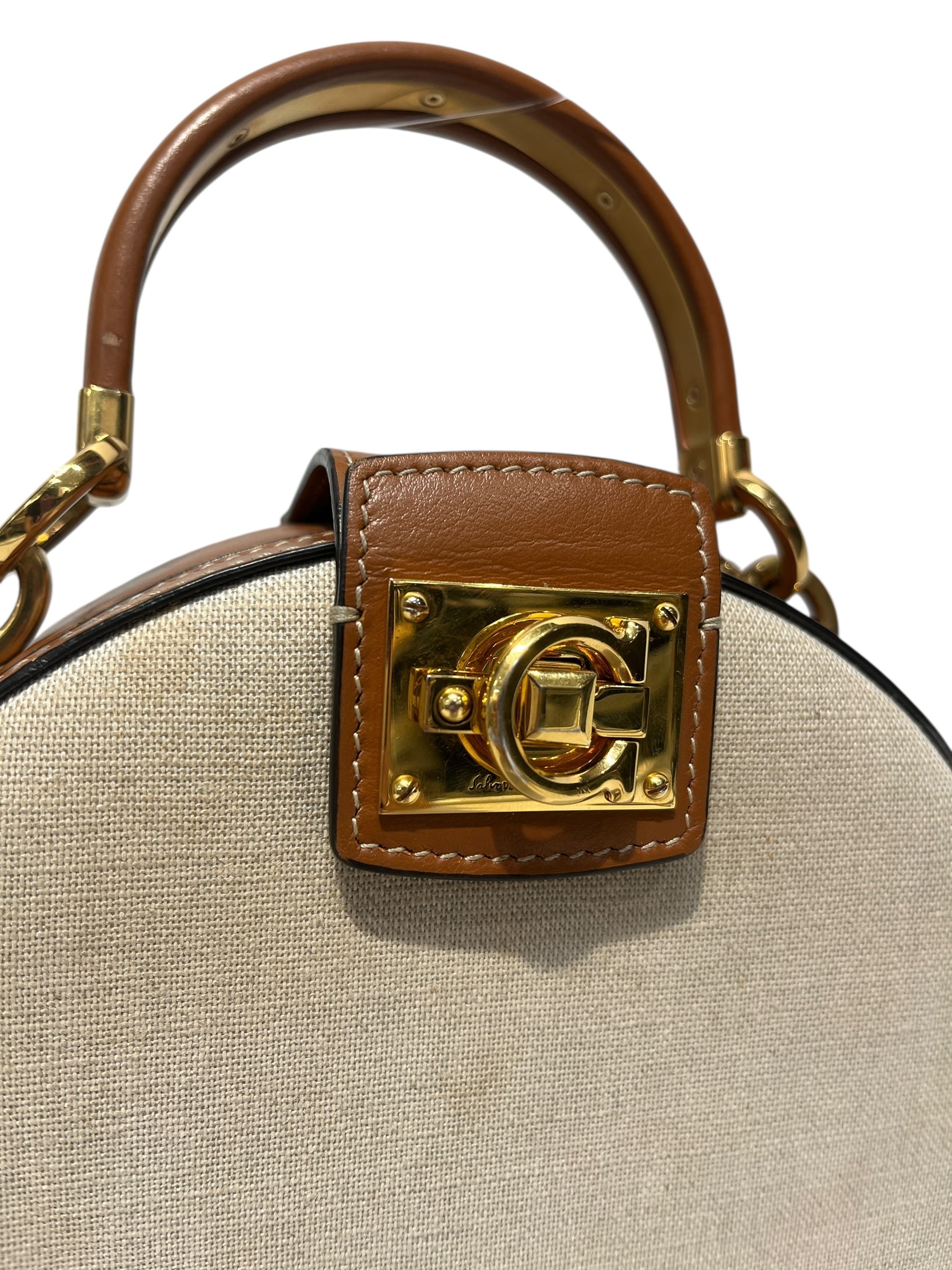 Salvatore Ferragamo/Cross Body Bag/CRM/STUDIO ROUND BAG view 4