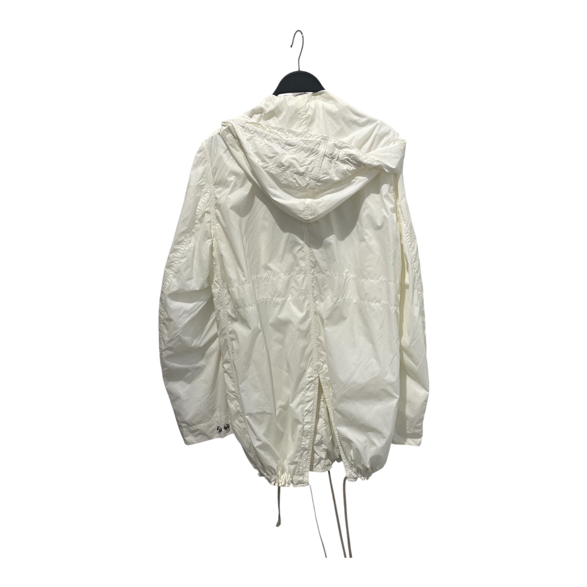 RICK OWENS DRKSHDW/Windbreaker/L/Nylon/WHT/SOMBRA OSCURA W/ DRAWSTRINGS view 2
