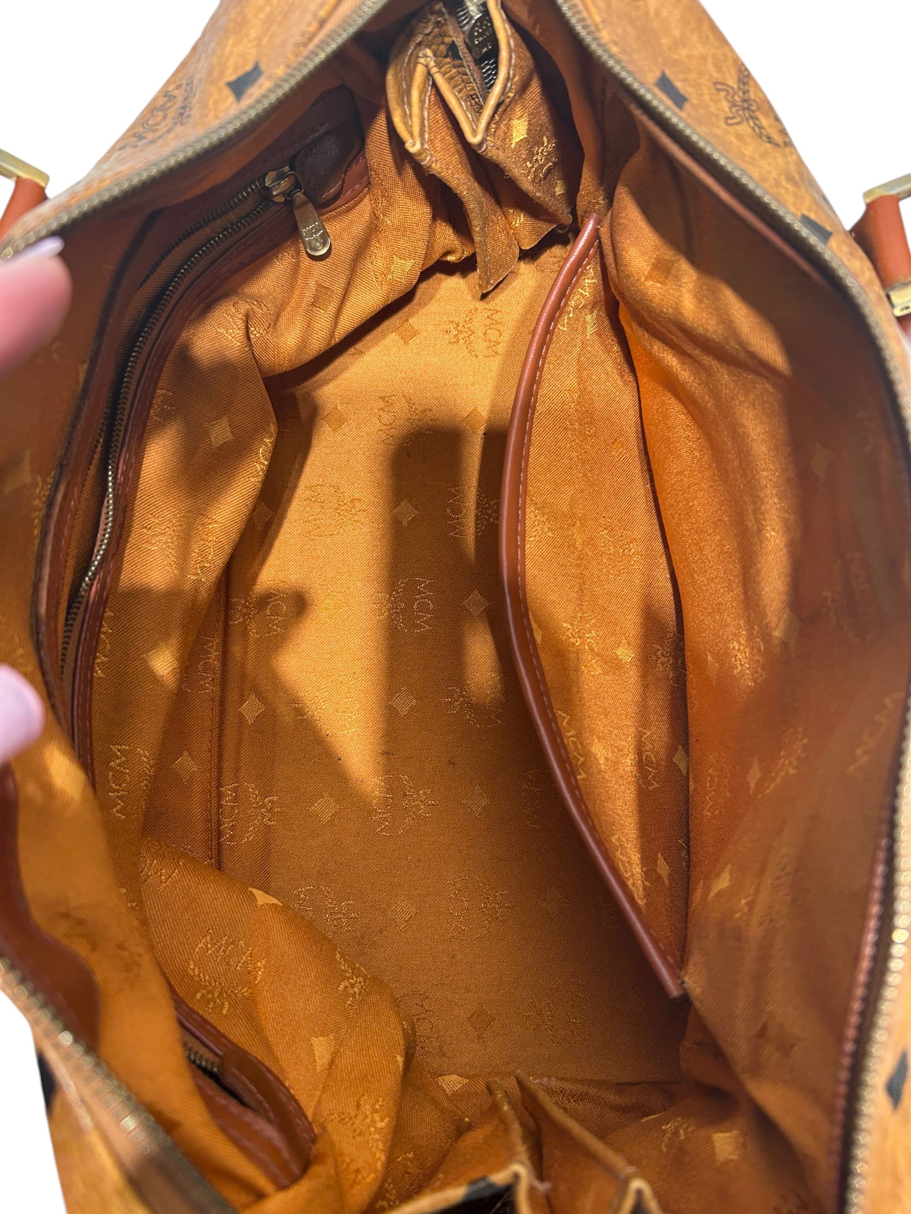 MCM/Hand Bag/Leather/BRW/ view 4