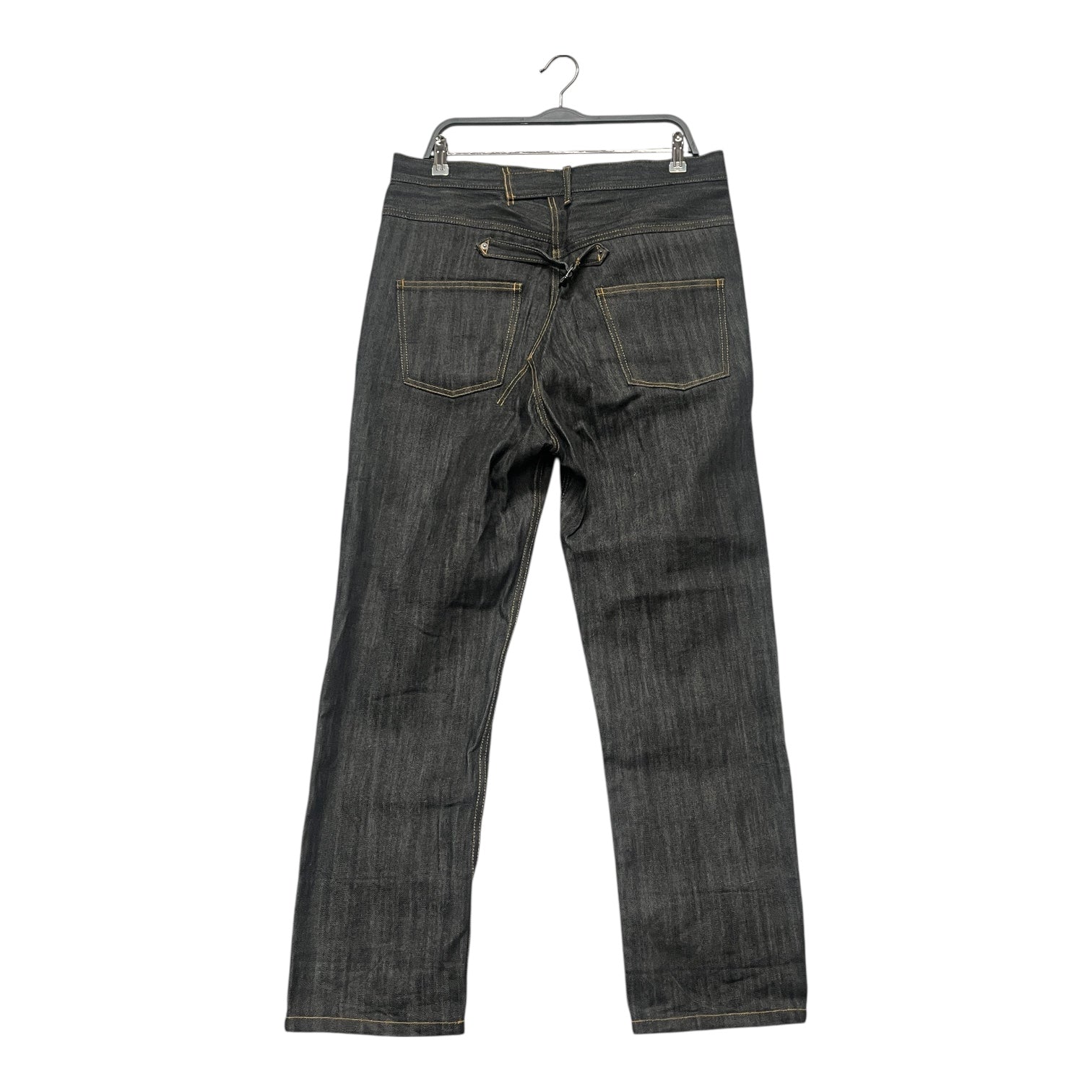 FINAL HOME/Straight Pants/M/Denim/IDG/Button Fly/RAW DENIM view 2