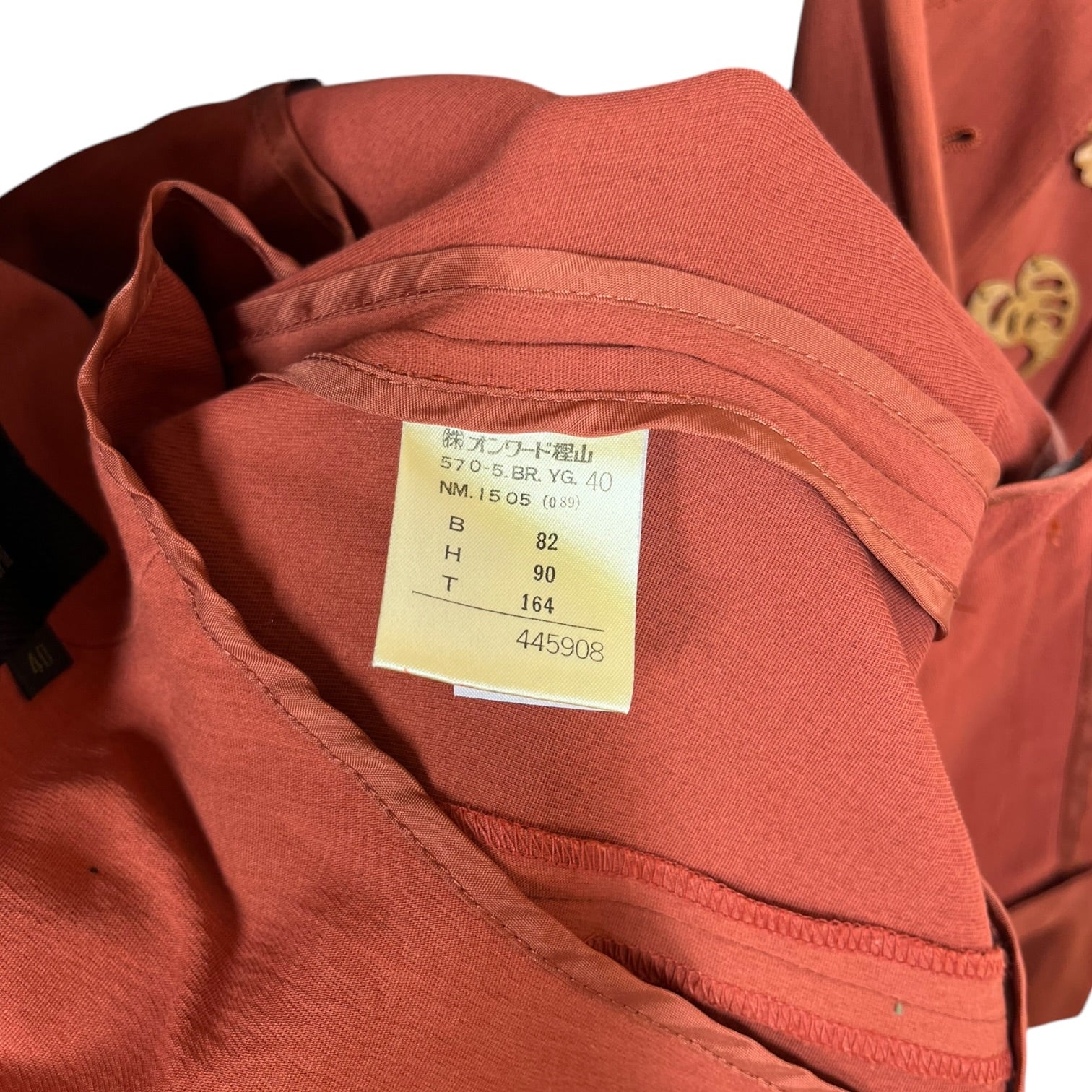 Jean Paul Gaultier/Coat/40/Cotton/ORN/Floral Pattern/1992 ENAMEL BLAZER view 4