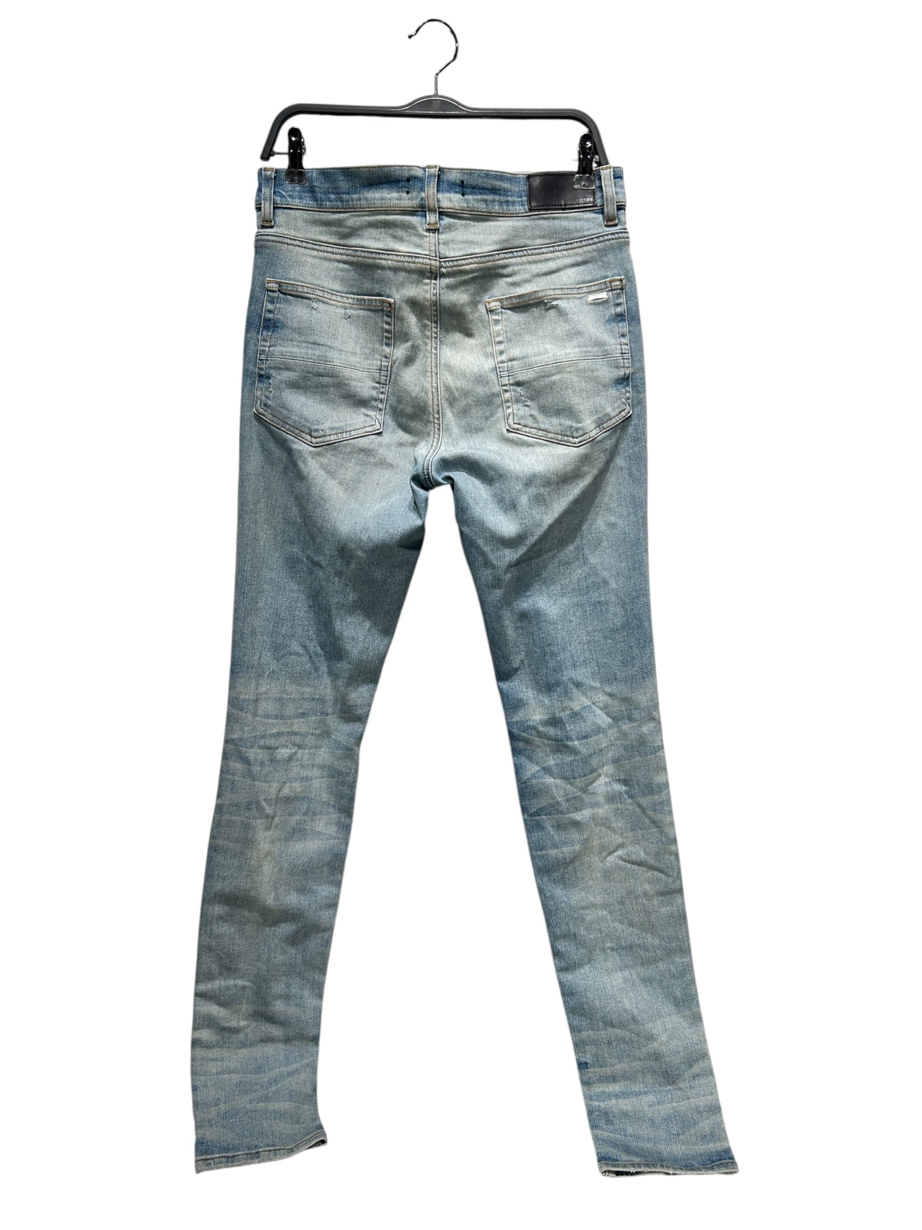 AMIRI/Skinny Pants/33/Denim/BLU/fashion print patches view 2