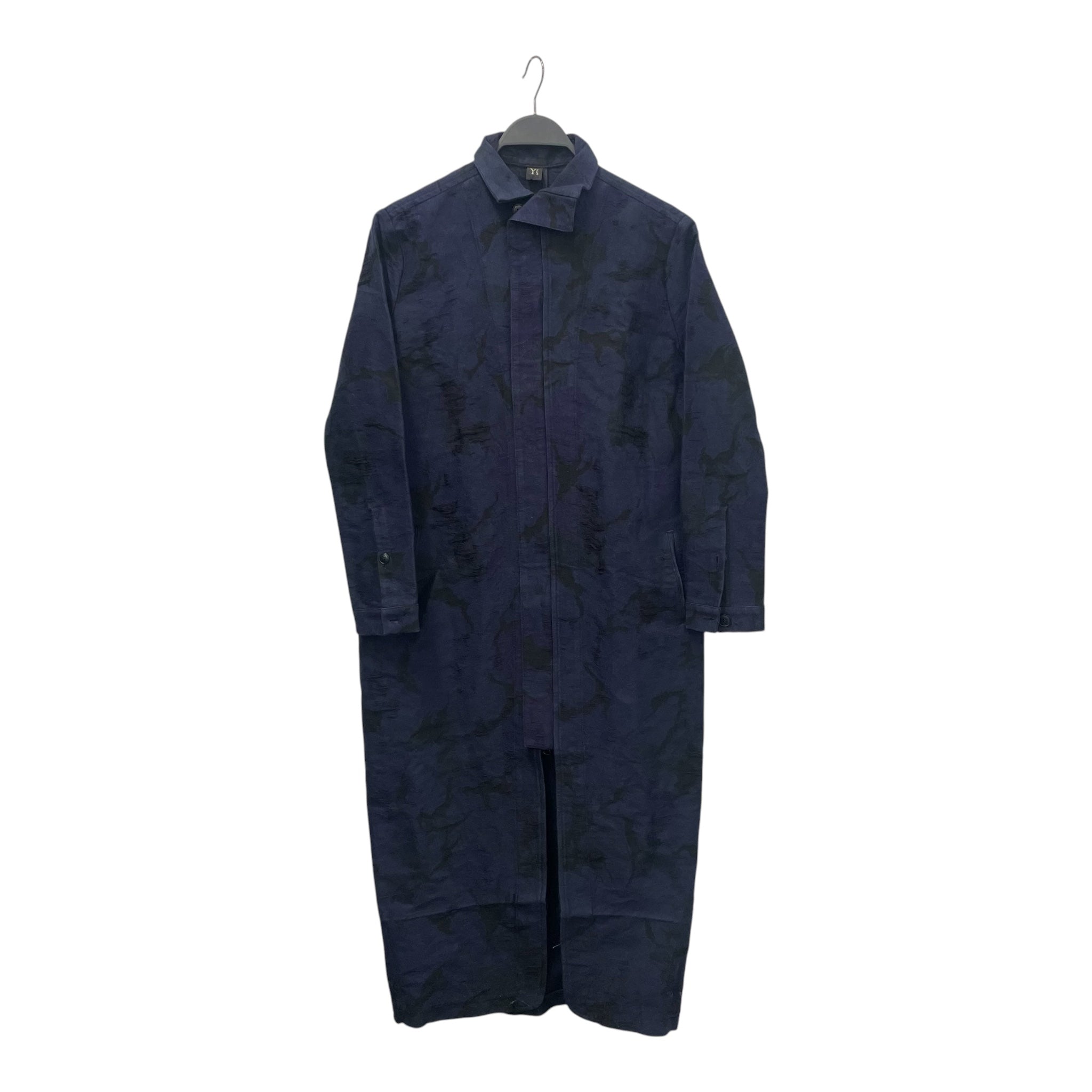 YOHJI YAMAMOTO/Coat/2/Denim/PPL/All Over Print/Y's Long Jacket Denim view 1