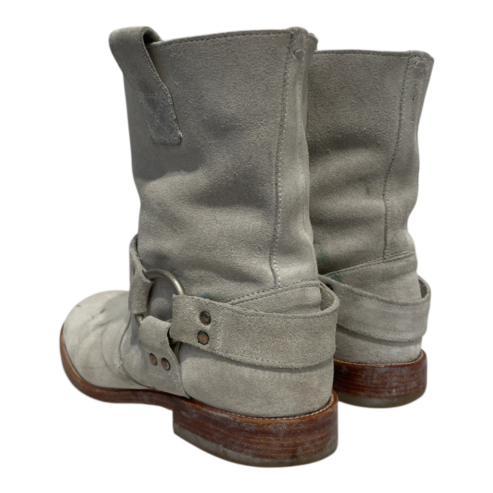 Maison Margiela/Biker Boots/EU 36/Suede/CRM/CREME SUEDE HARNESS BOOTS view 2