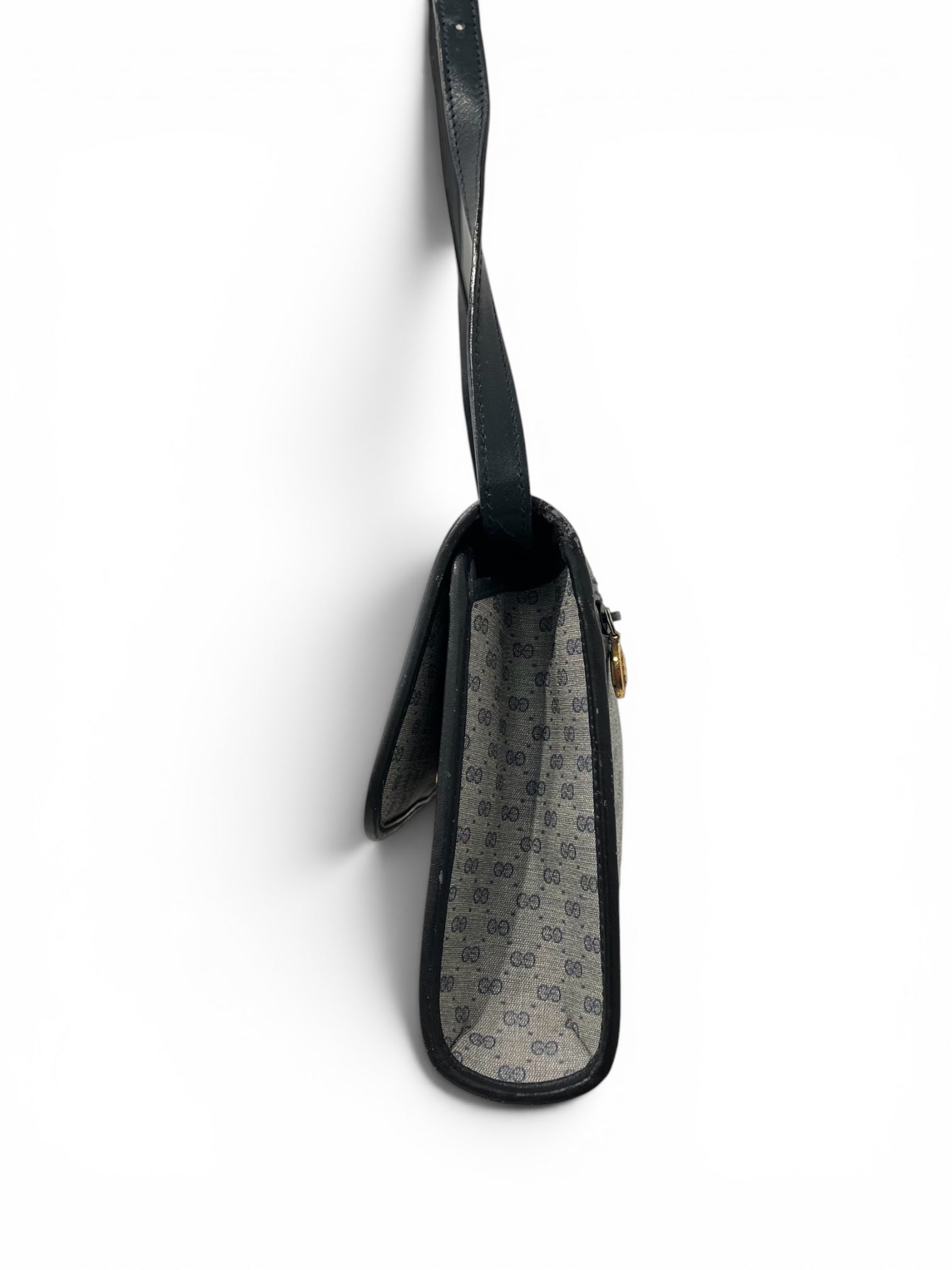 GUCCI/Cross Body Bag/Monogram/Cotton/GRY/VINTAGE CROSSBODY 004 14 0264 view 3