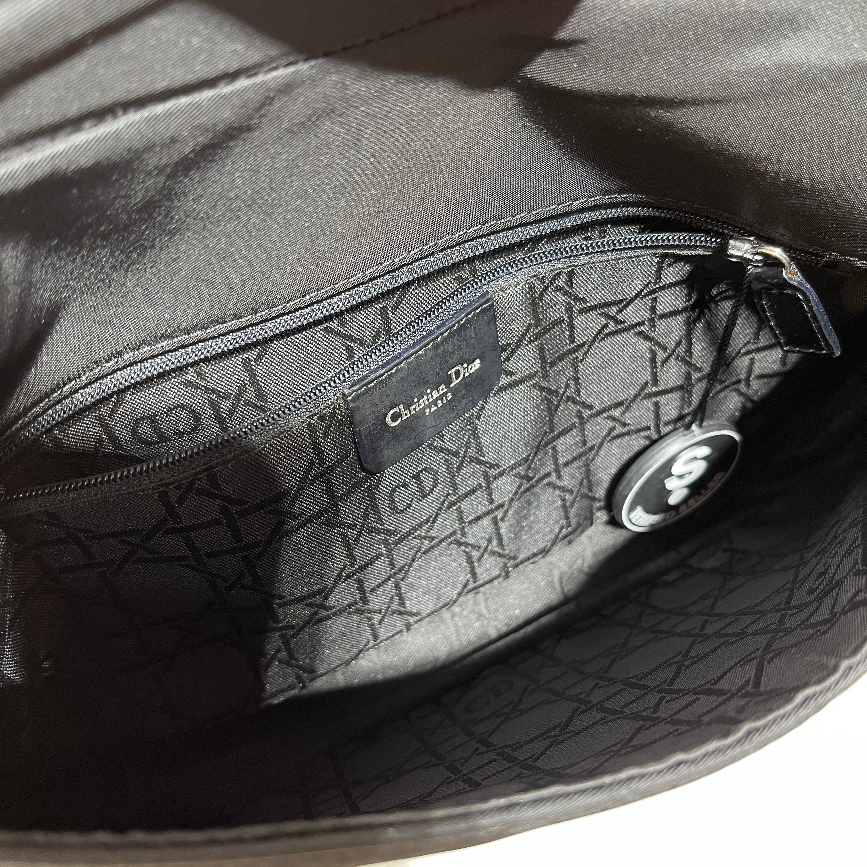 Christian Dior/Hand Bag/Nylon/BLK/Malice Mini view 5