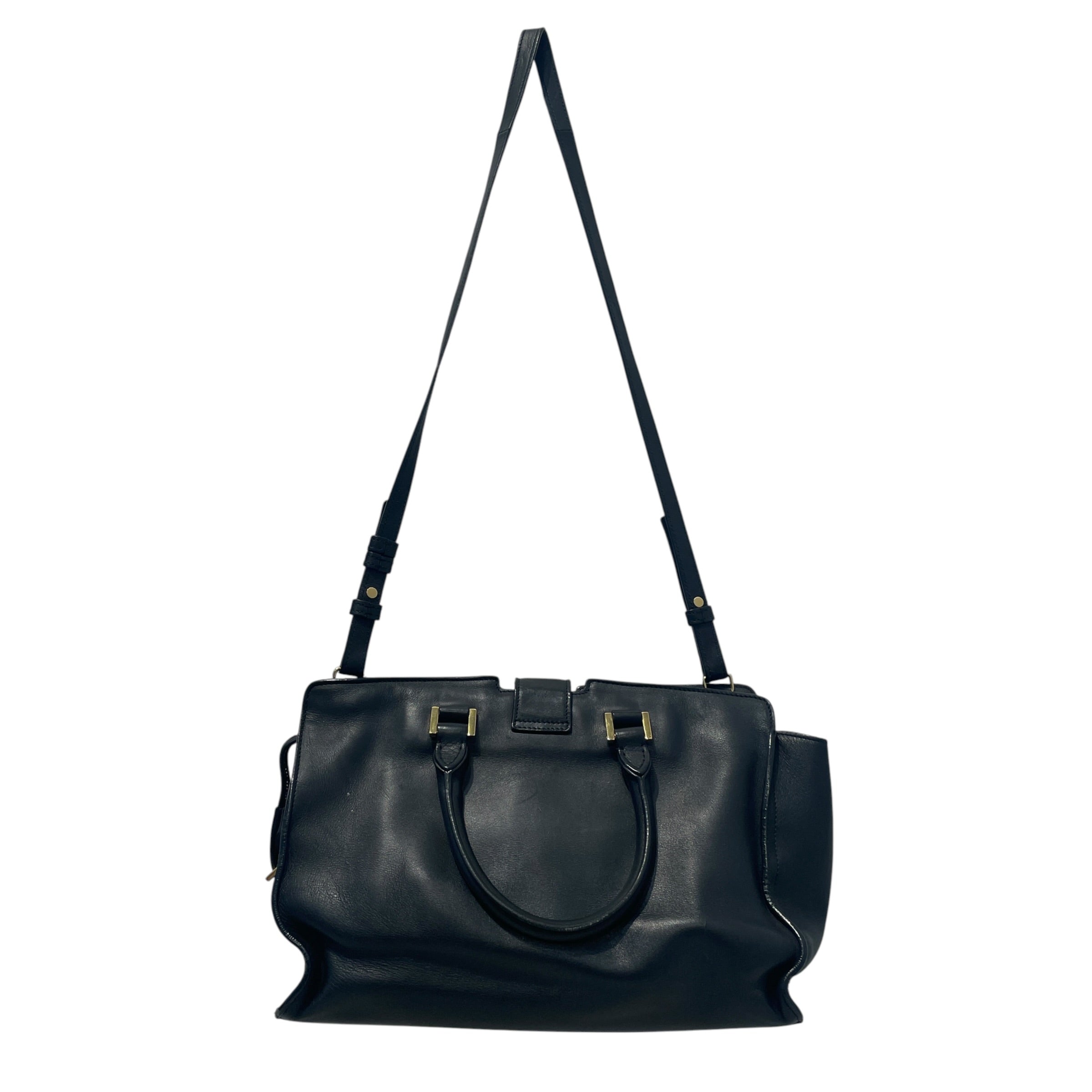 SAINT LAURENT/Hand Bag/Leather/BLK/Y Line 2 way shoulder bag view 2