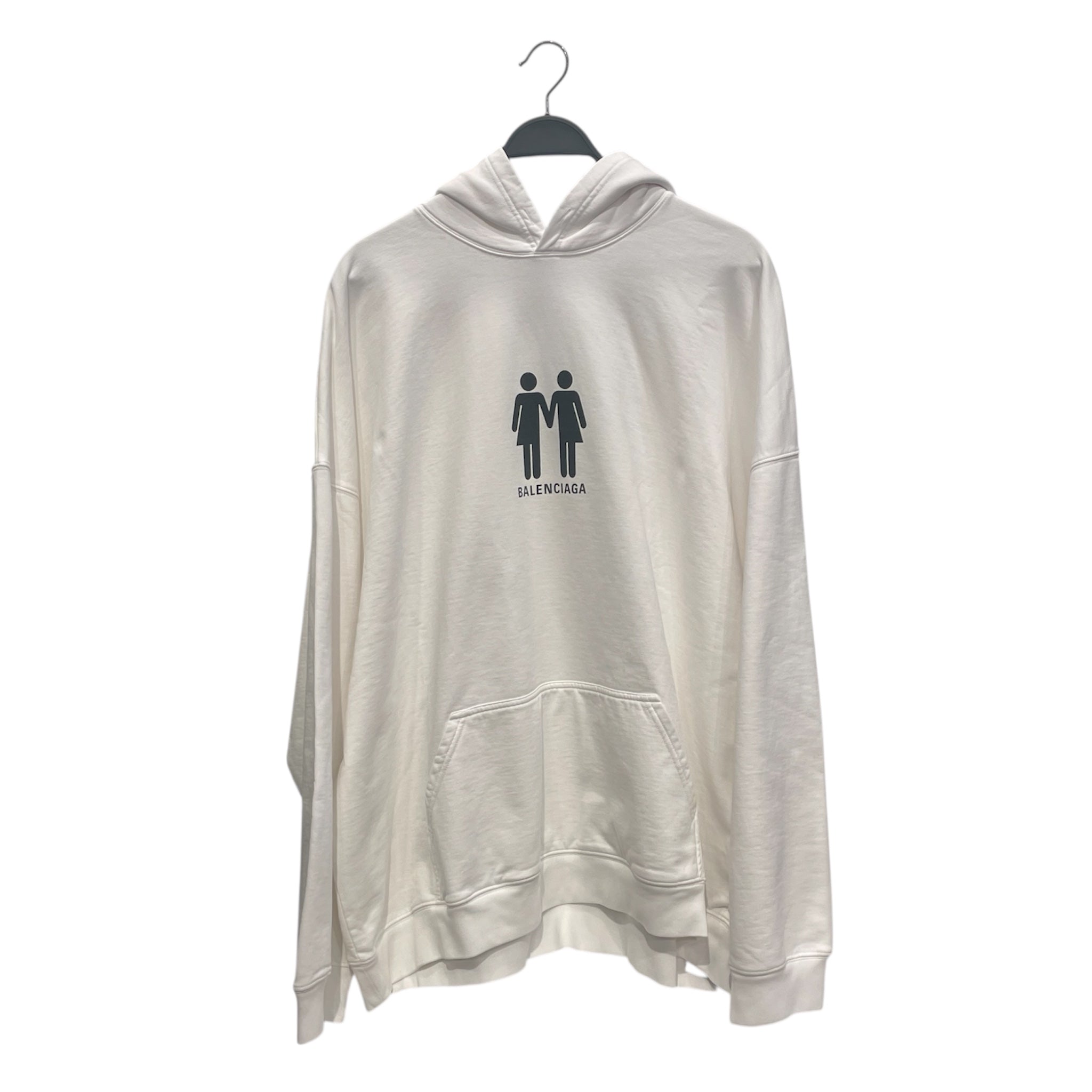 BALENCIAGA/Hoodie/L/Cotton/WHT/PRIDE 2022 HOODIE view 1