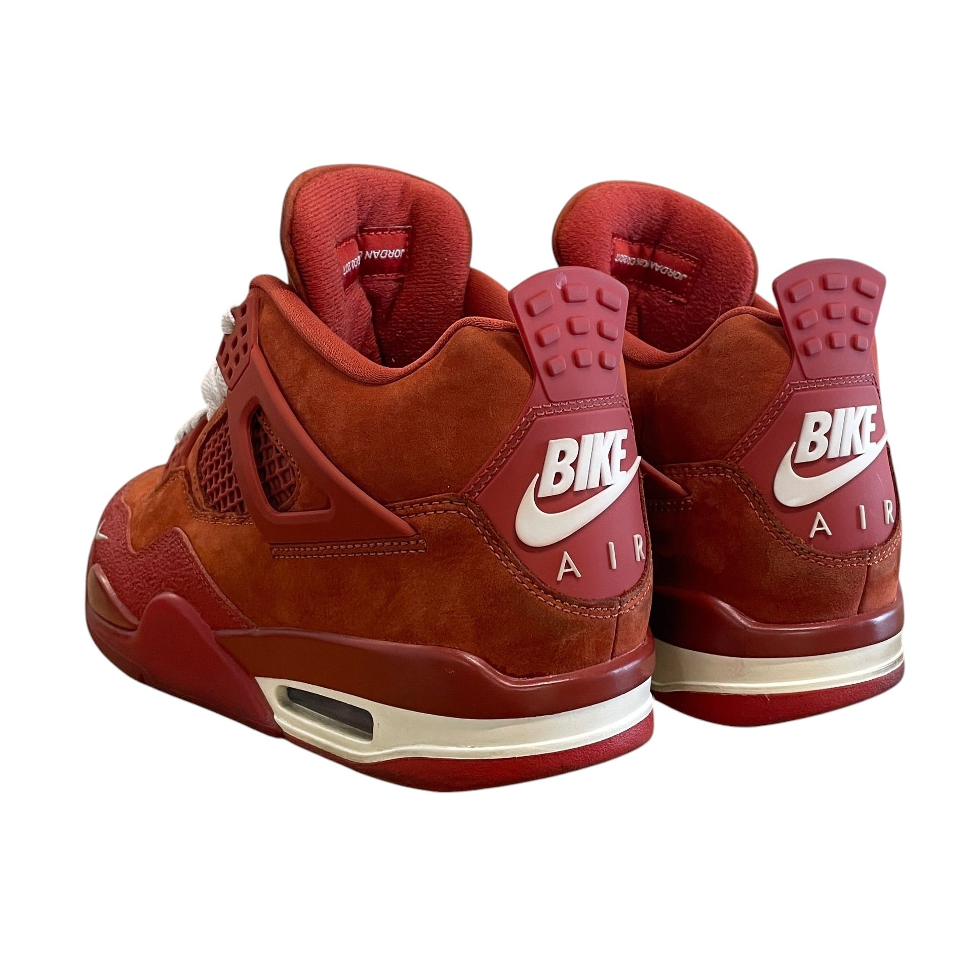 NIKE/X NIGEL SYLVESTER AIR JORDAN 4 SP/Hi-Sneakers/US 8.5/Suede/RED/HF4340-800 view 2