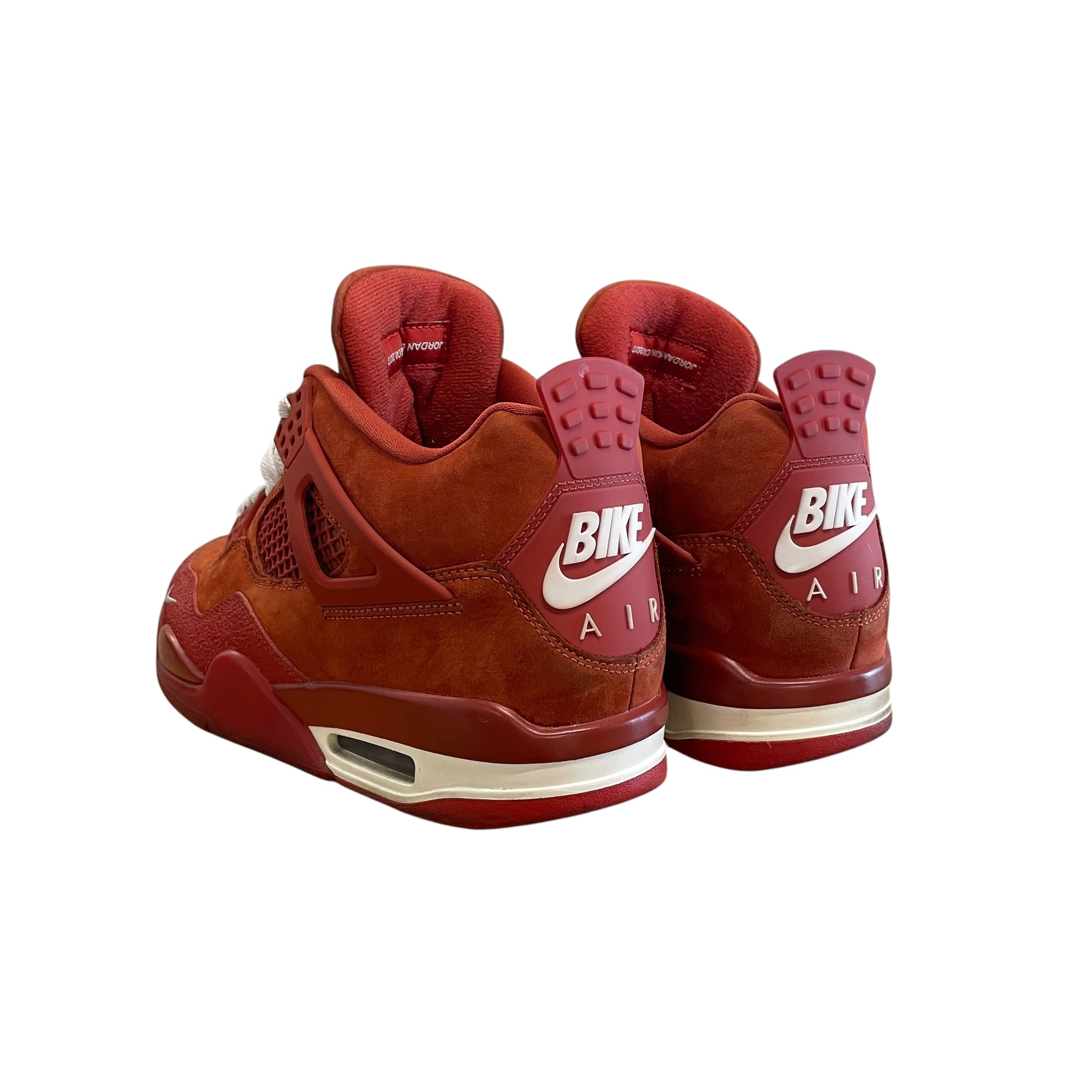 NIKE/X NIGEL SYLVESTER AIR JORDAN 4 SP/Hi-Sneakers/US 8.5/Suede/RED/HF4340-800 view 2
