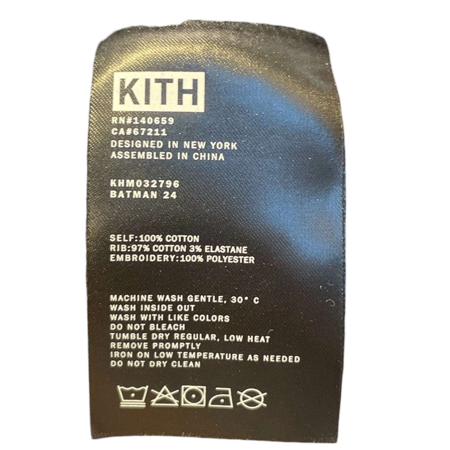 KITH/Sweatshirt/L/Graphic/Cotton/BLK/BATMAN LOGO ON FRONT view 4