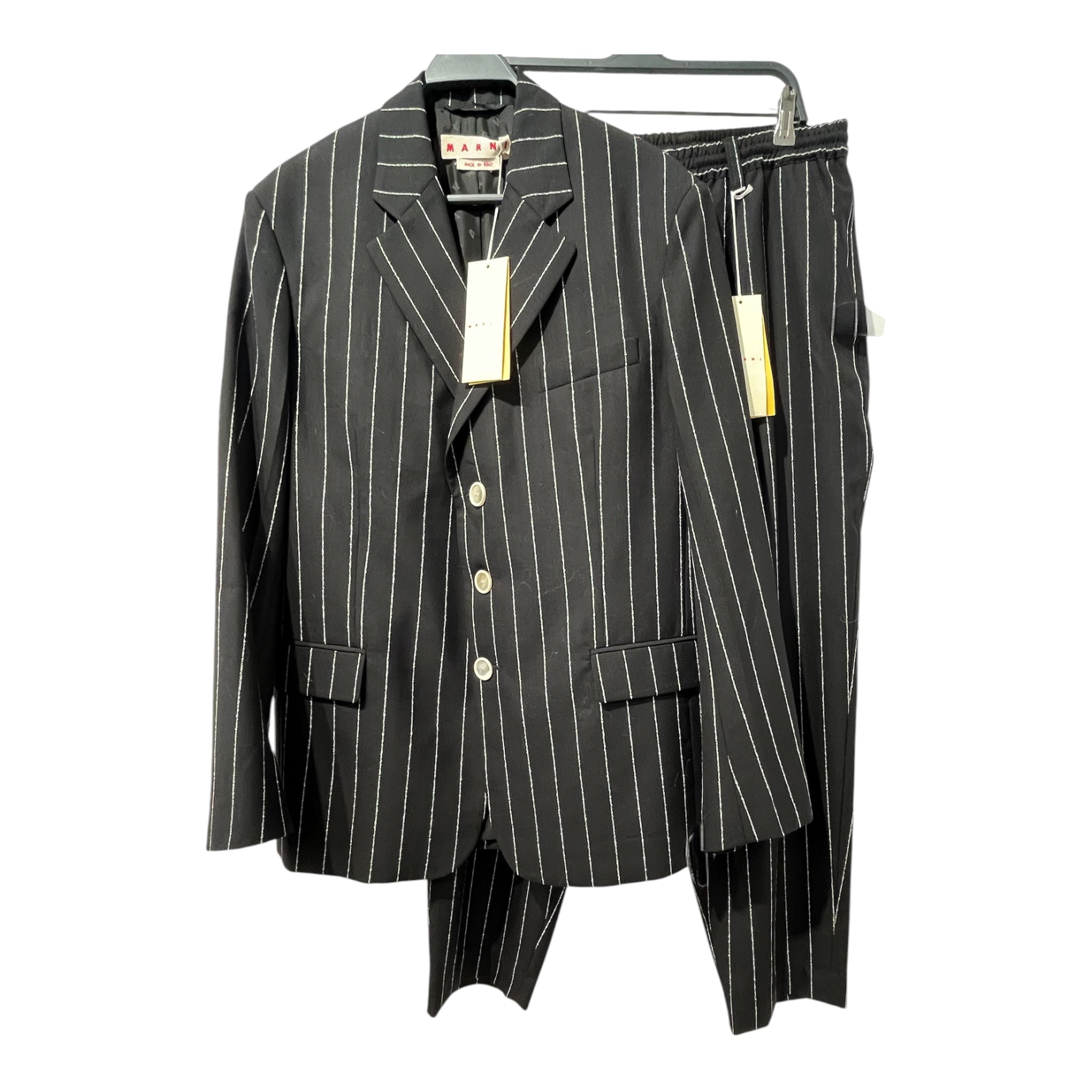MARNI/Suits/50/Stripe/Wool/BLK/PINSTRIPE MARNI SUIT SET view 1