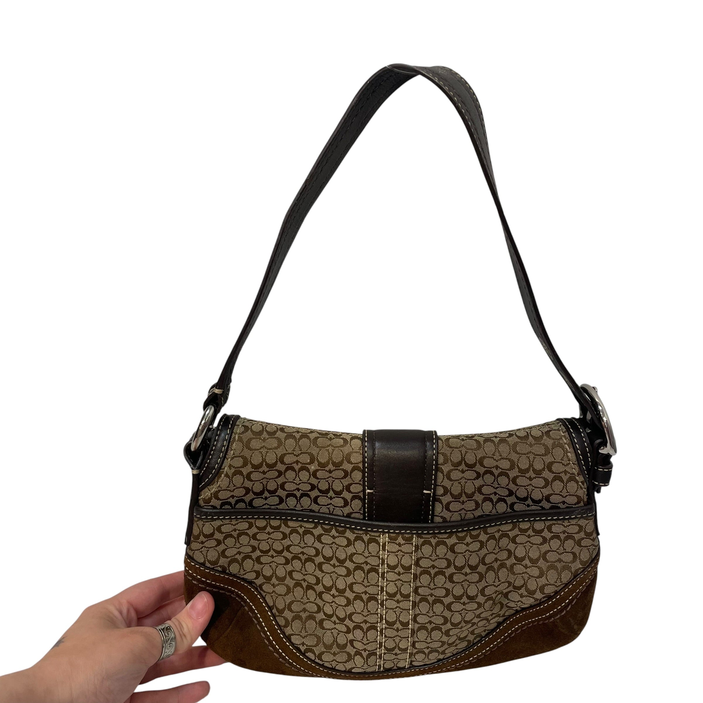 COACH/Hand Bag/Monogram/BRW/Vintage Soho F0749-F10925 view 2