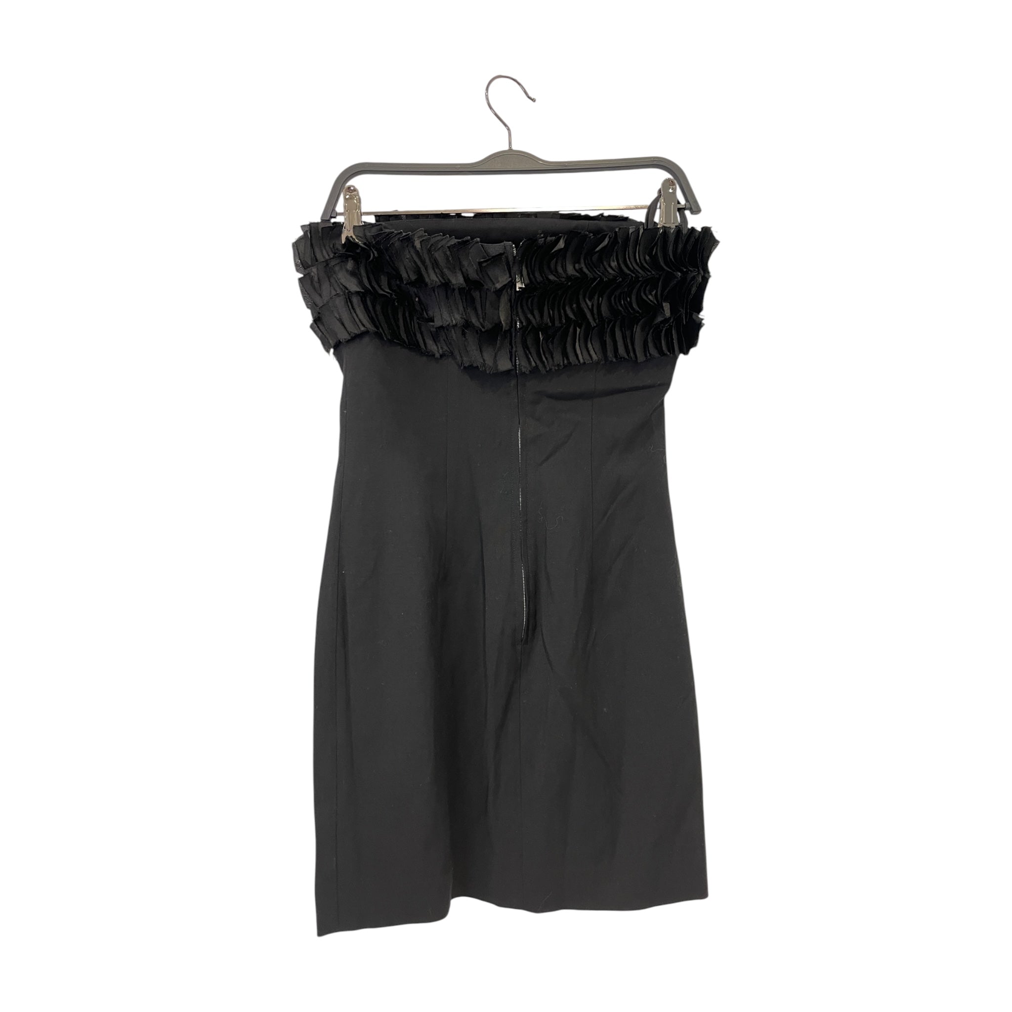 DSQUARED2/3|4S Dress/S/Cotton/BLK/ruffle bodice view 2