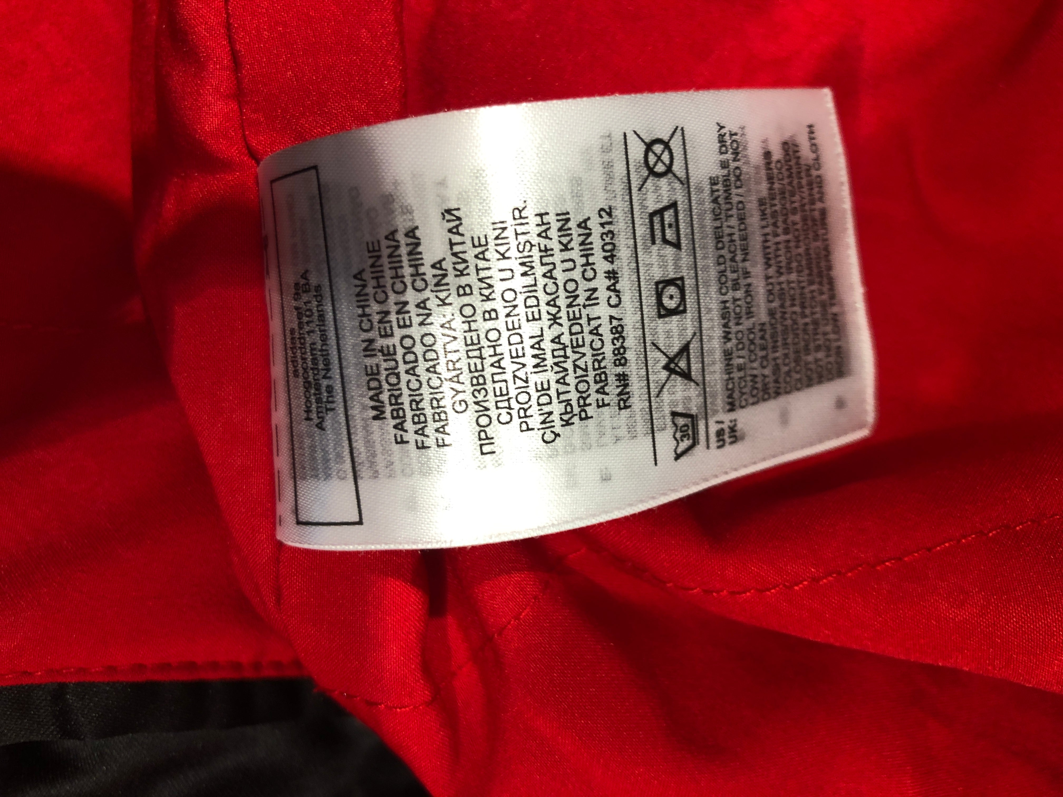 adidas/Jacket/L/Acrylic/BLU/Hollis Crew Bomber view 6