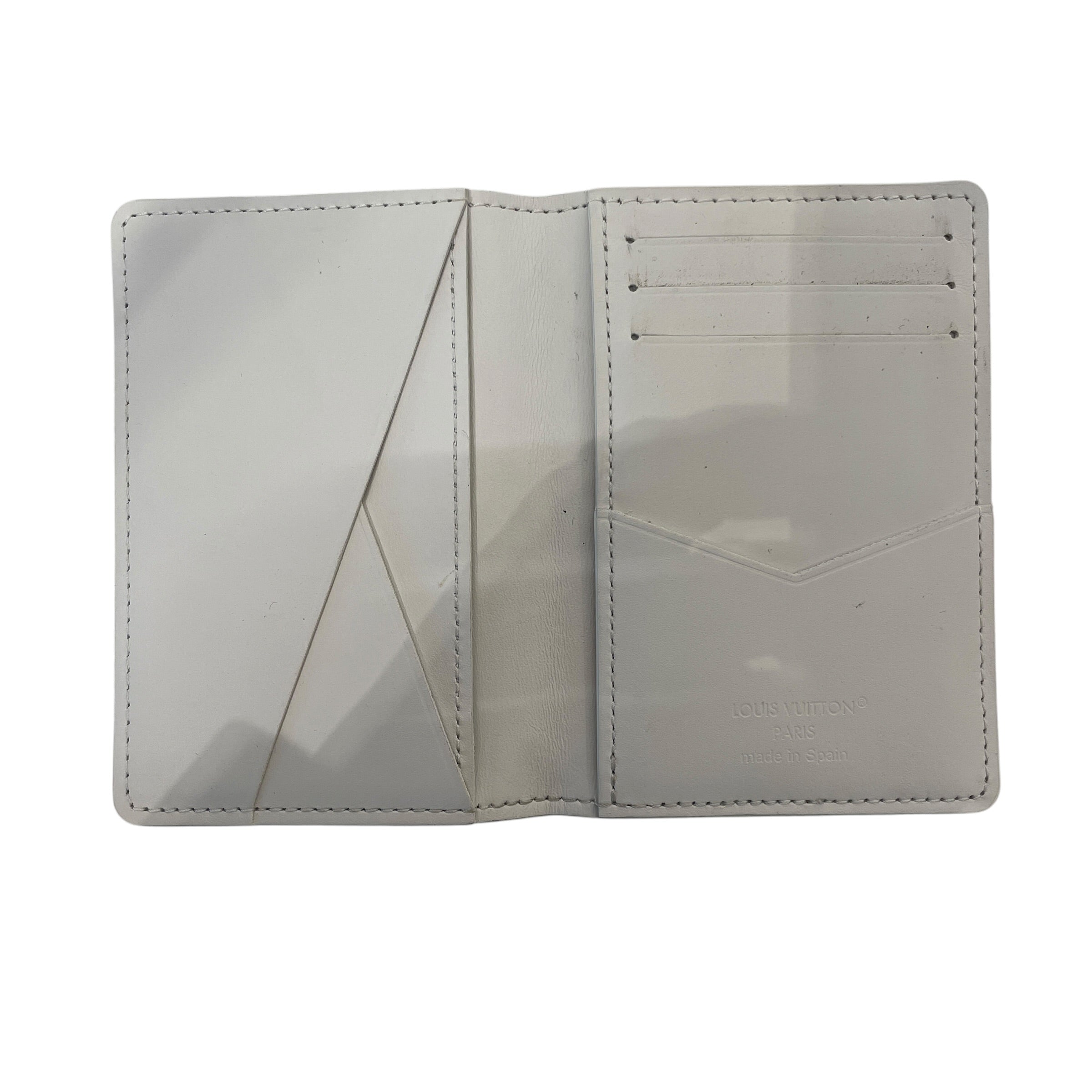 LOUIS VUITTON/Wallet/Leather/WHT/M's/SHADOW MONOGRAM CARDHOLDER view 3