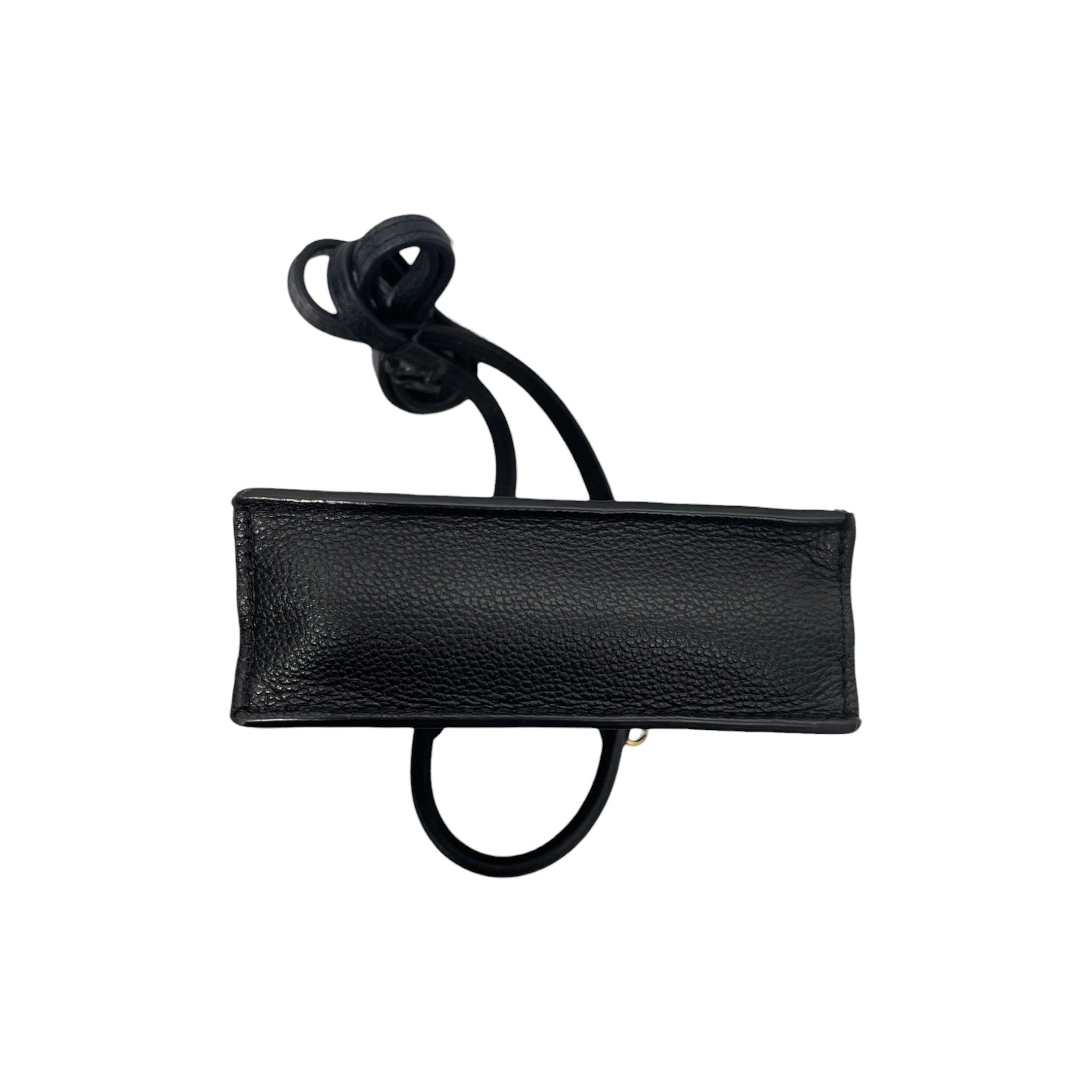 LOUIS VUITTON/Cross Body Bag/Monogram/Leather/BLK/PETIT SAC BLACK view 4