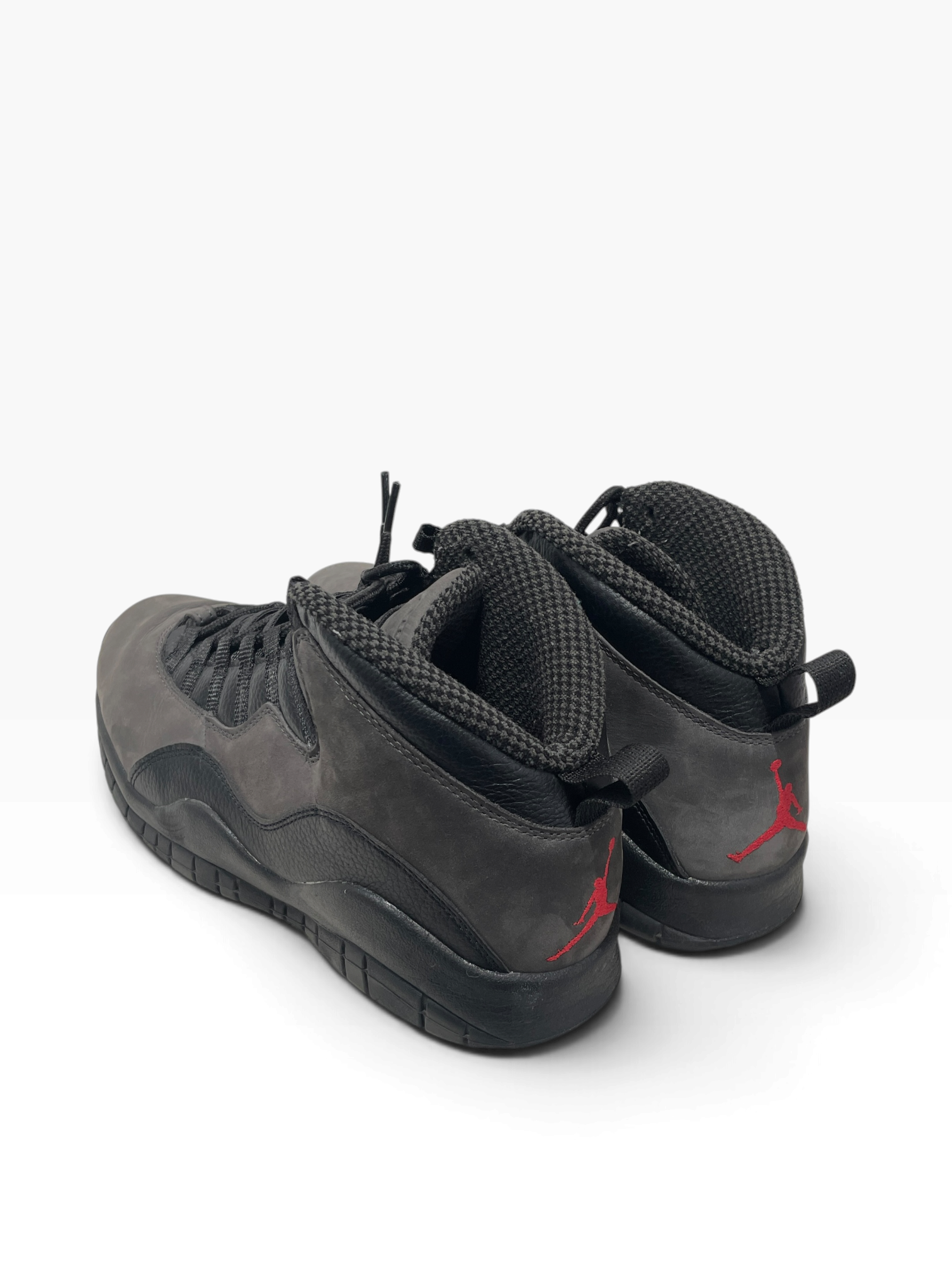 NIKE/AIR JORDAN 10 RETRO/Hi-Sneakers/US 12/Leather/BLK/HJ6779-001 view 2