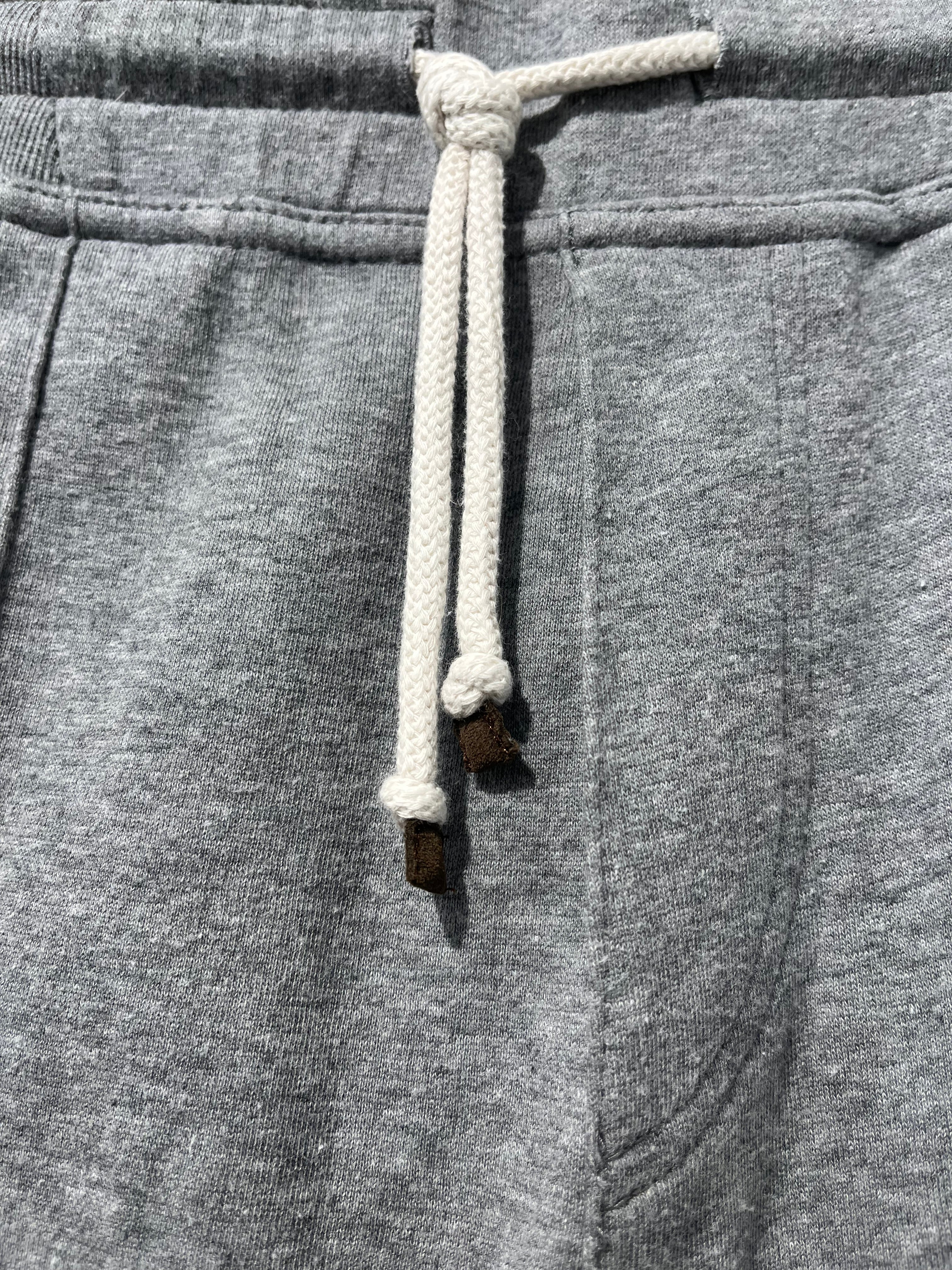 BRUNELLO CUCINELLI/Pants/S/Cotton/GRY/GRAY SWEATPANT view 4