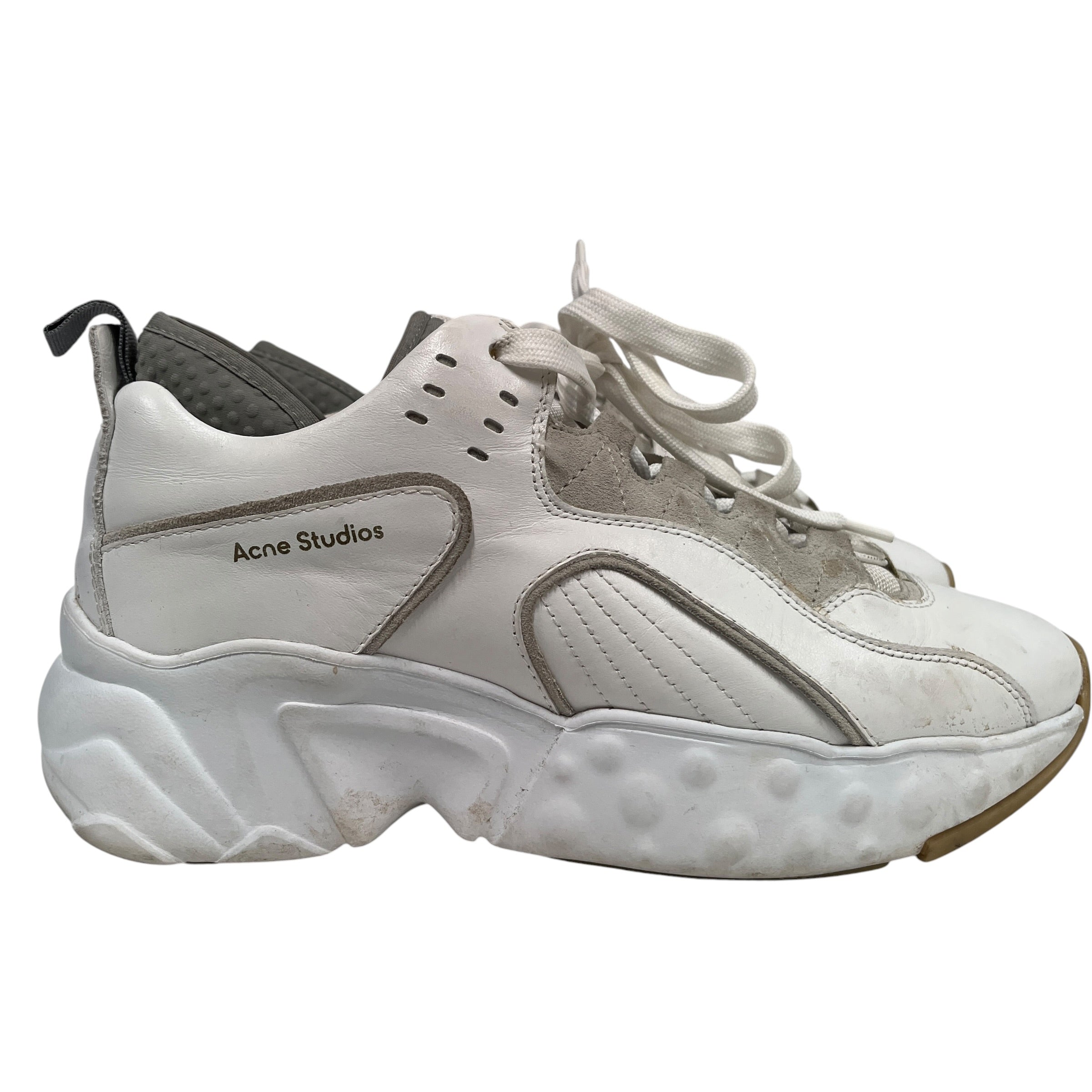 Acne Studios/Low-Sneakers/US 8.5/Leather/WHT/Manhattan White - view 6