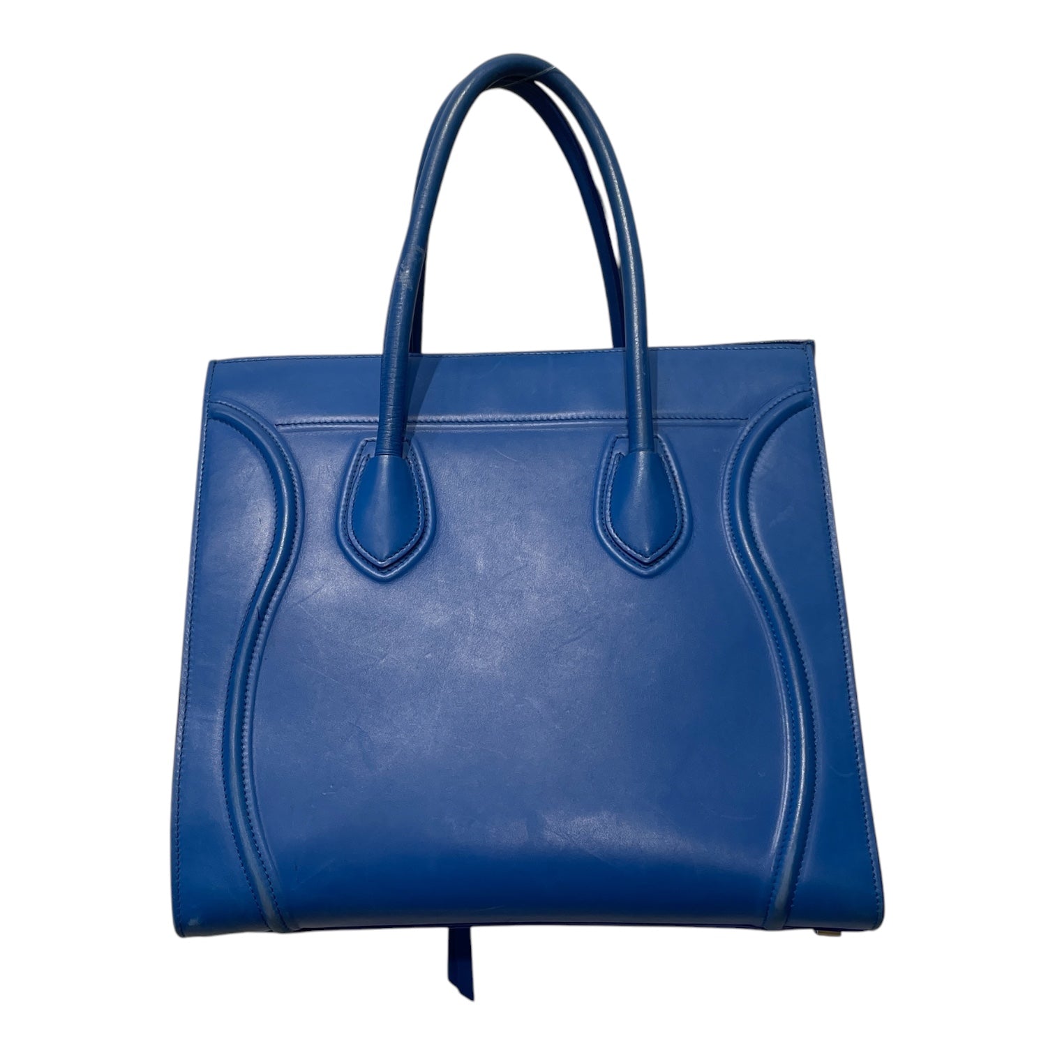 CELINE/Tote Bag/Leather/BLU/PHANTOM MEDIUM TOTE view 2