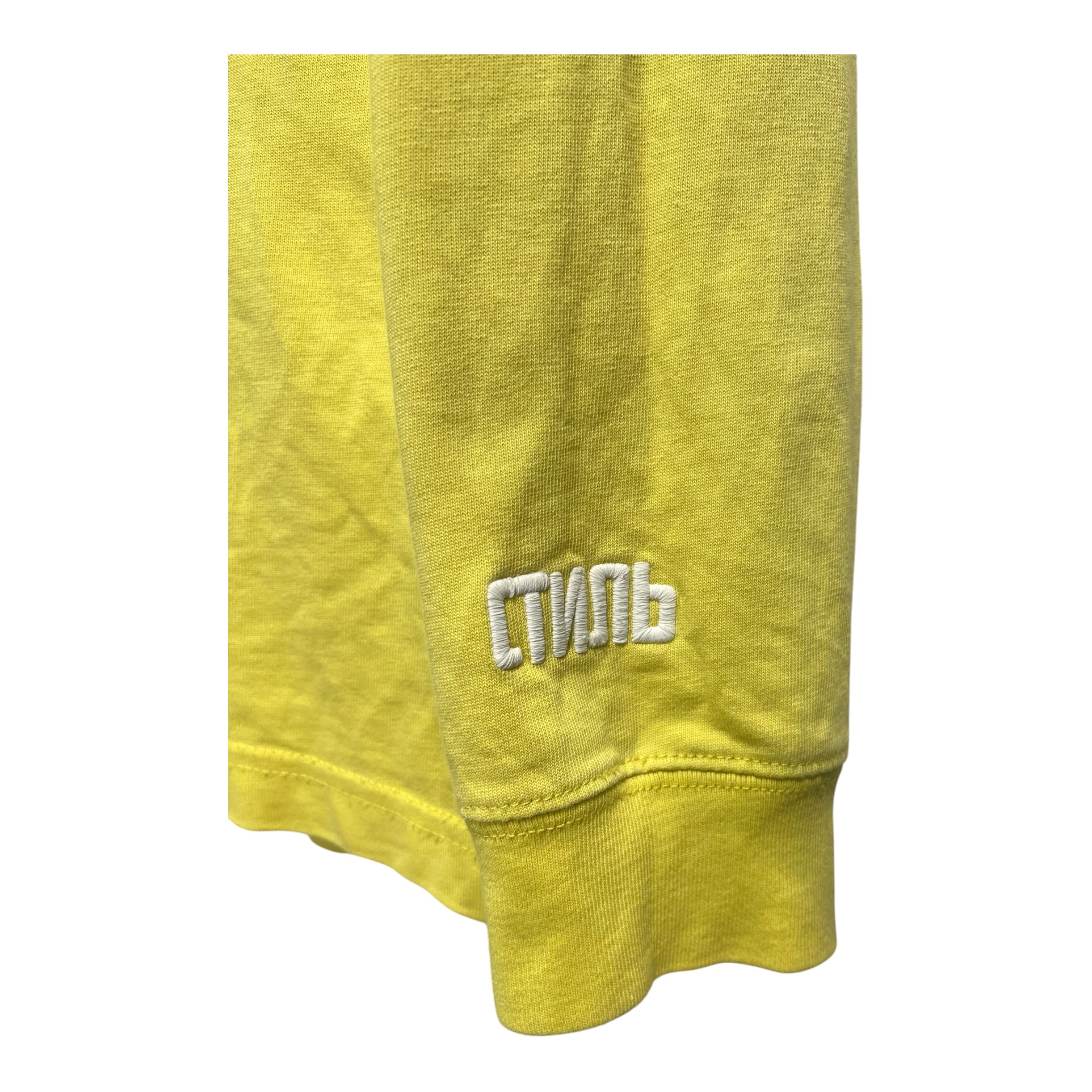 HERON PRESTON/LS T-Shirt/M/Cotton/YEL/THE NIGHT MAKES ME FEEL view 5