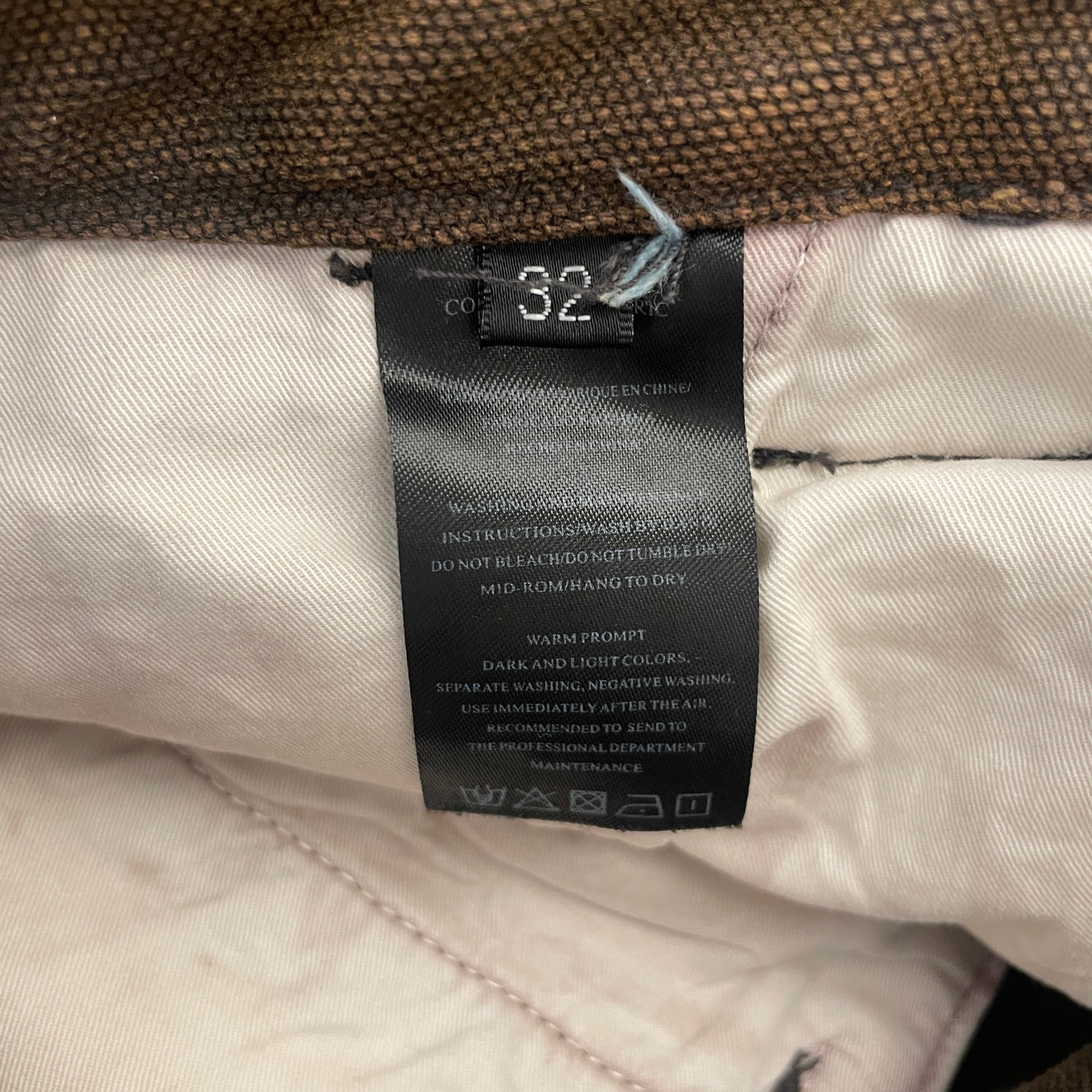 ARIS TATALOVICH/Straight Pants/32/Acrylic/BRW/ view 4