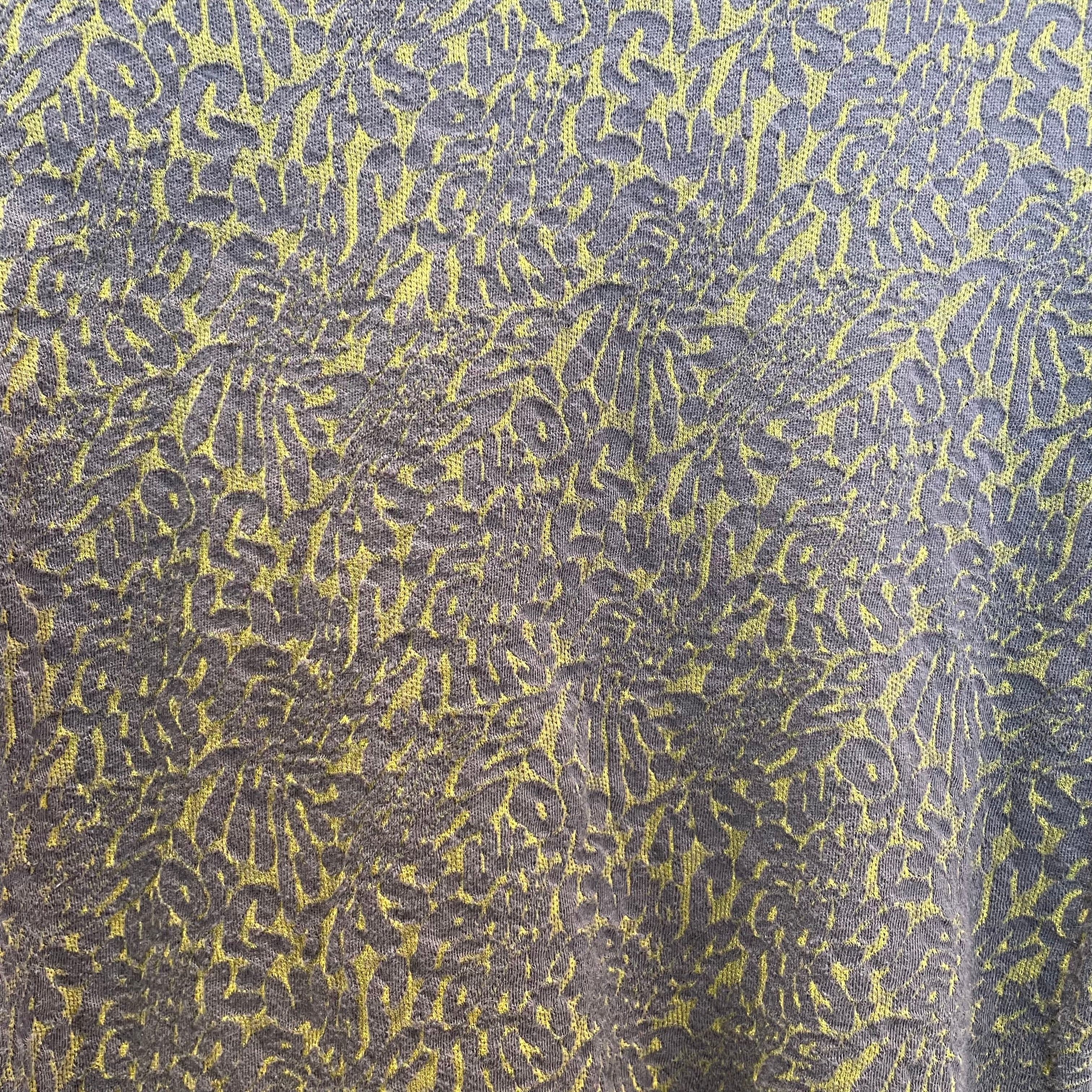 ECKHAUS LATTA/LS Shirt/M/All Over Print/Cotton/GRN/BLK STITCH WRITTING ALL OVER view 3