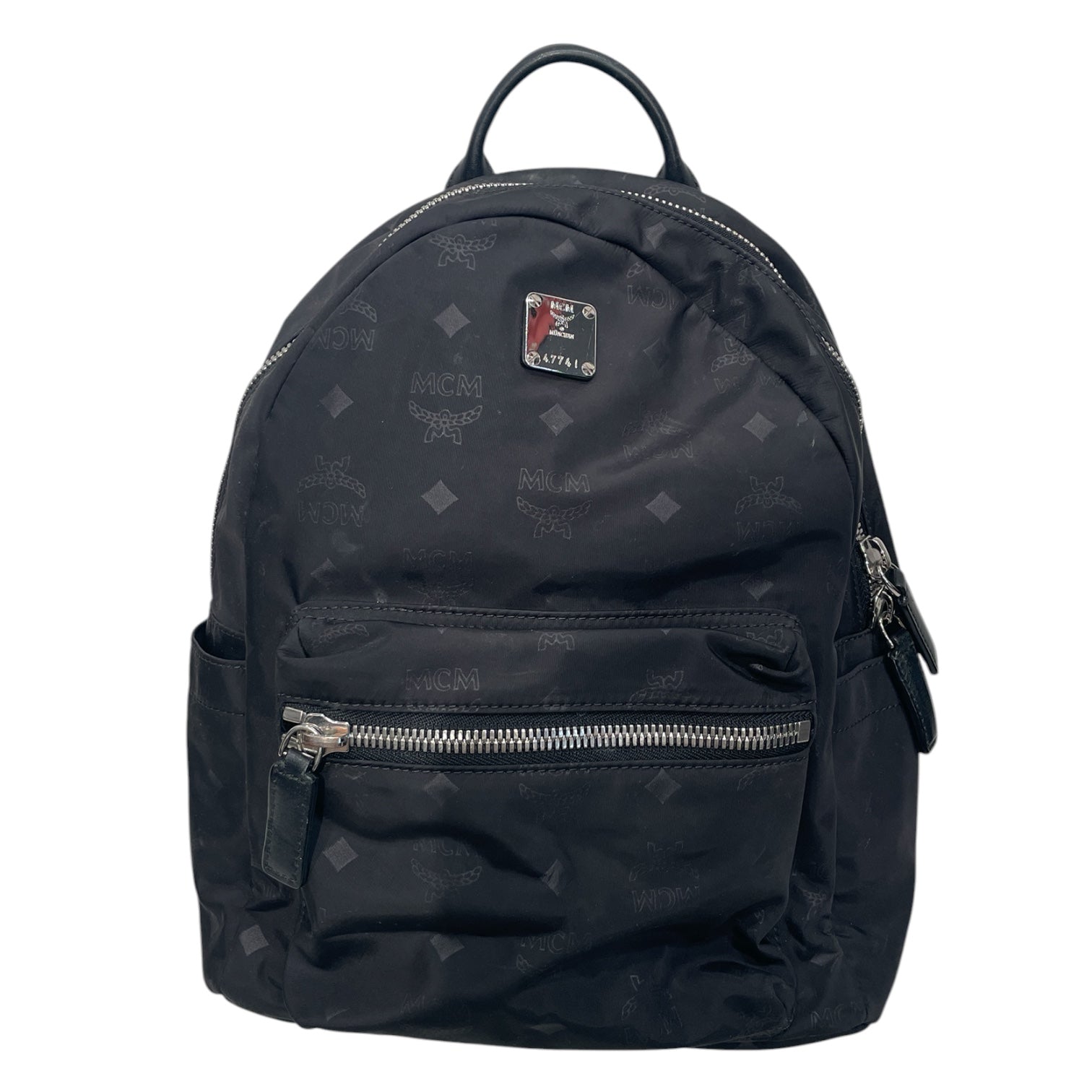 MCM/Backpack/Monogram/Nylon/BLK/MINI 47741 view 1