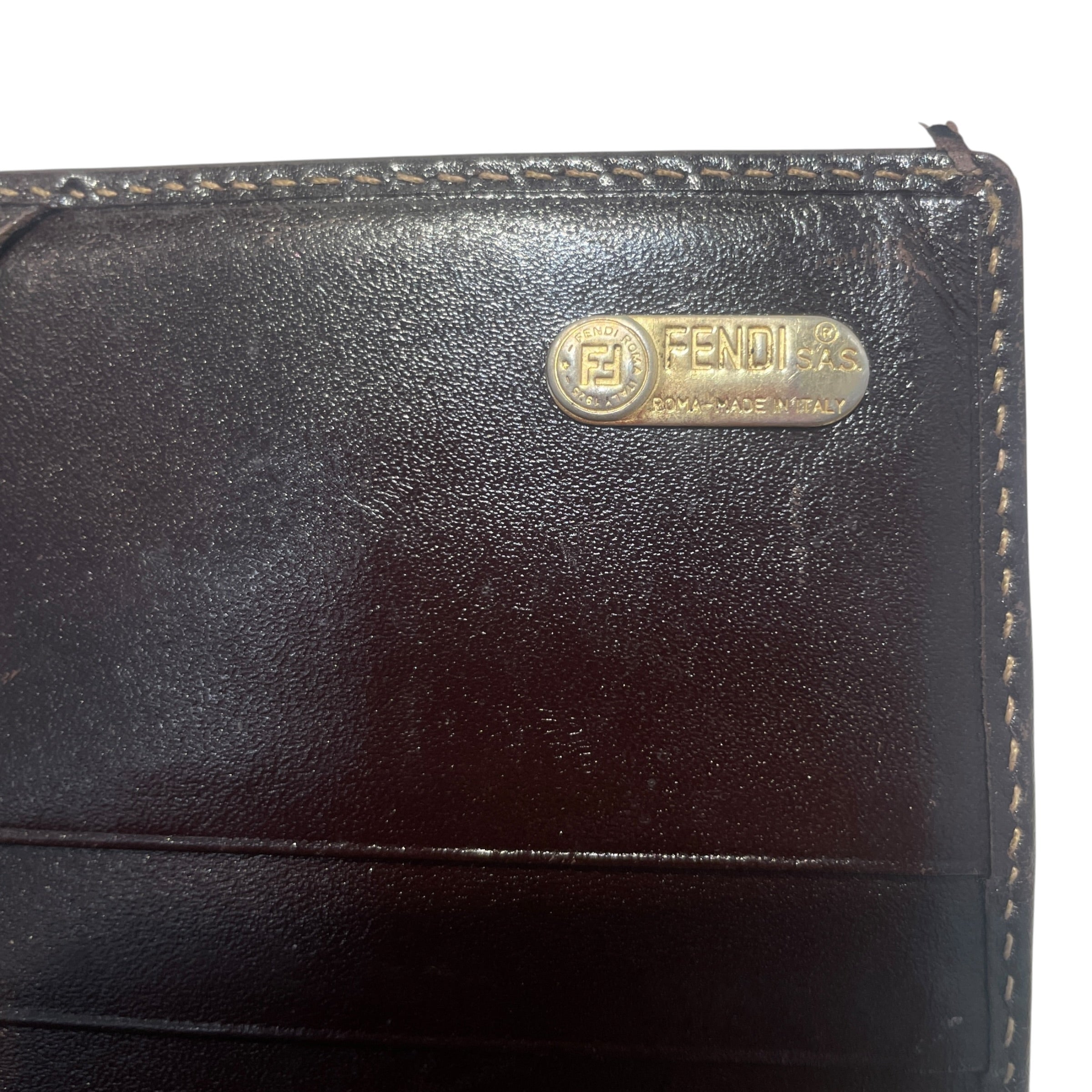 FENDI/Long Wallet/Monogram/Leather/BRW/L's/Zucca FF Continental Wallet view 5