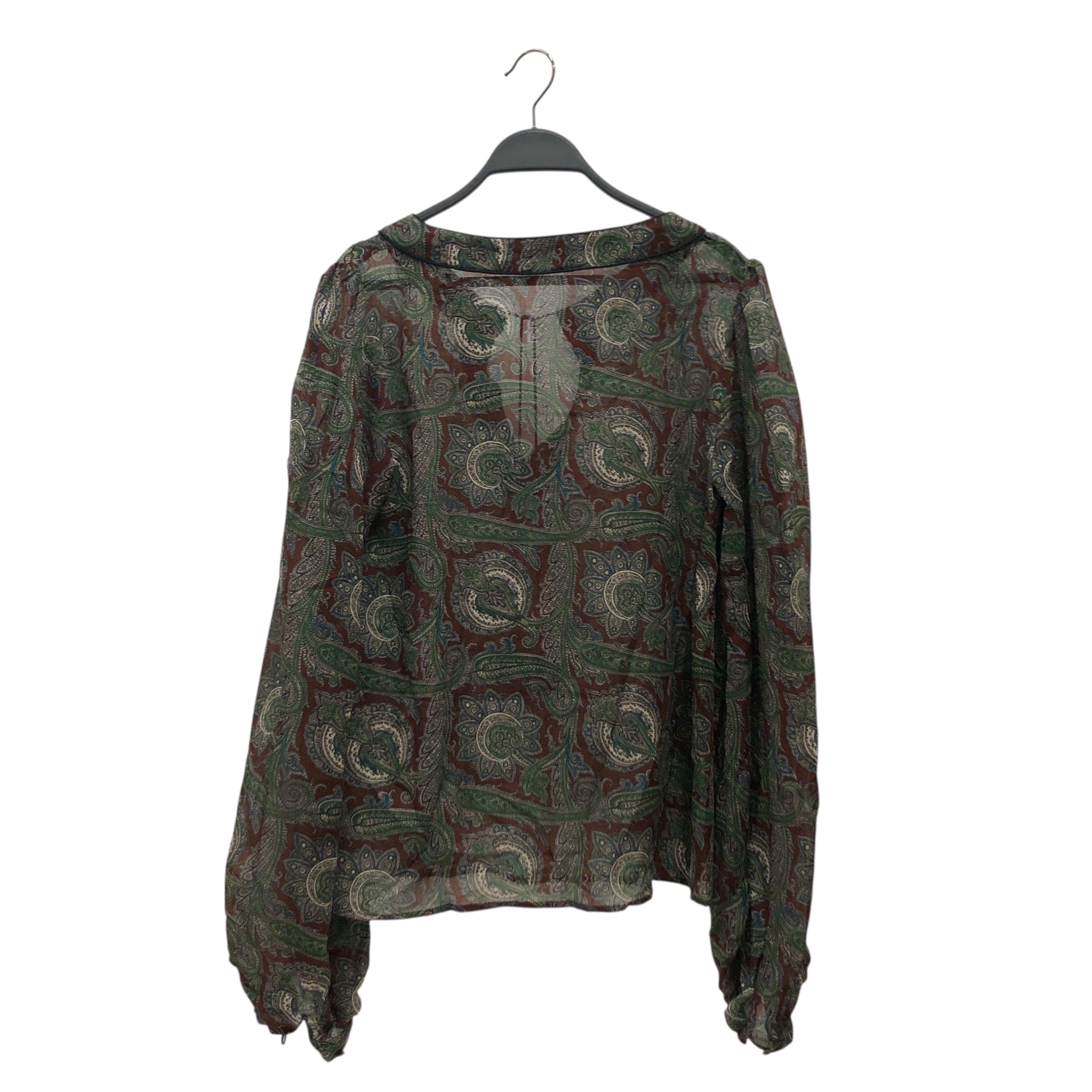 SAINT LAURENT/LS Blouse/40/Paisley/Wool/MLT/ view 2