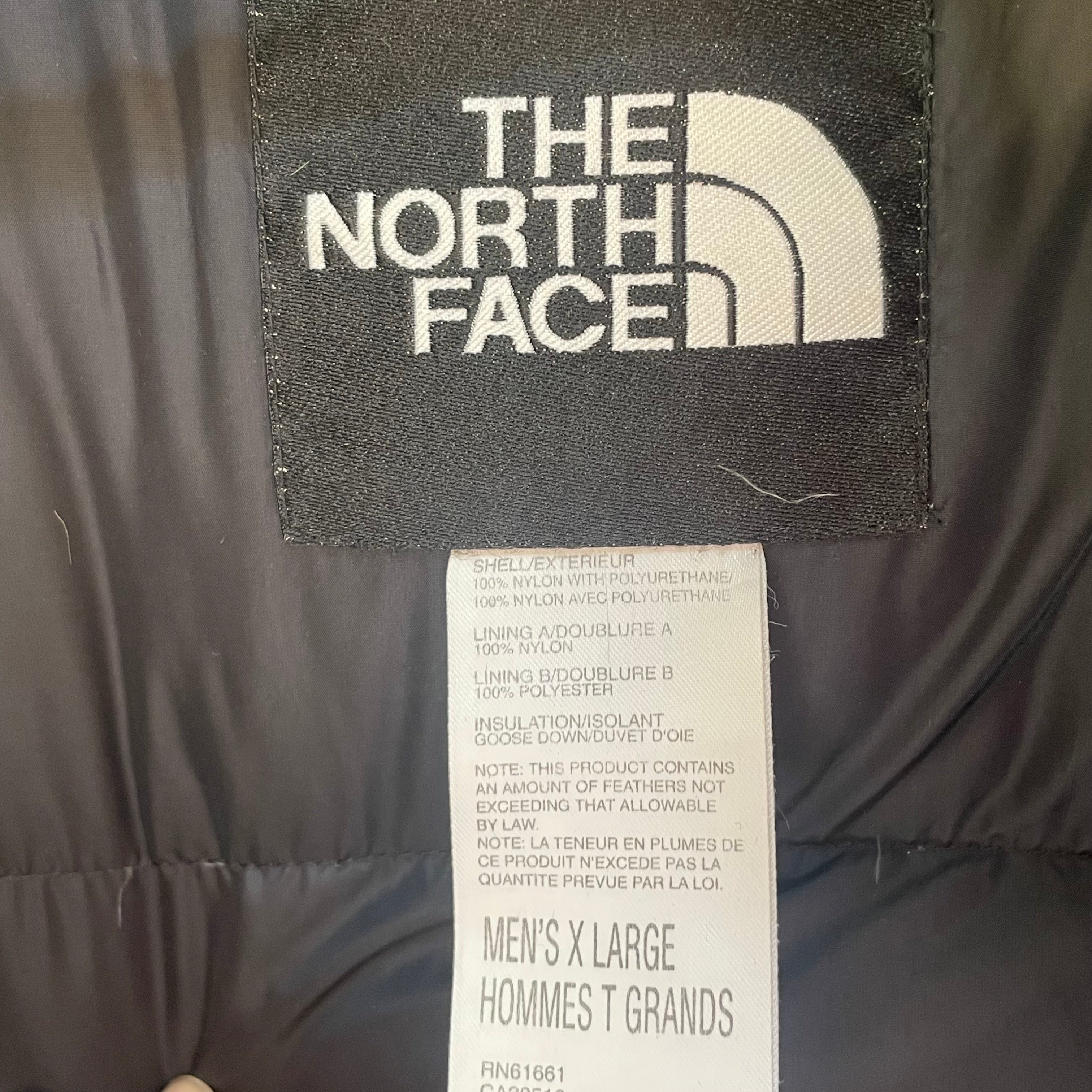 THE NORTH FACE/Coat/XL/Nylon/CRM/vintage/collar detail view 4