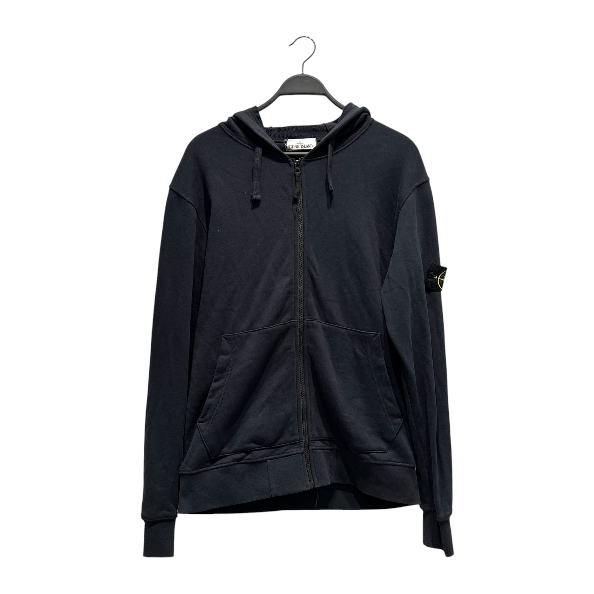 STONE ISLAND/Hoodie/XL/Cotton/BLK/PLAIN view 1