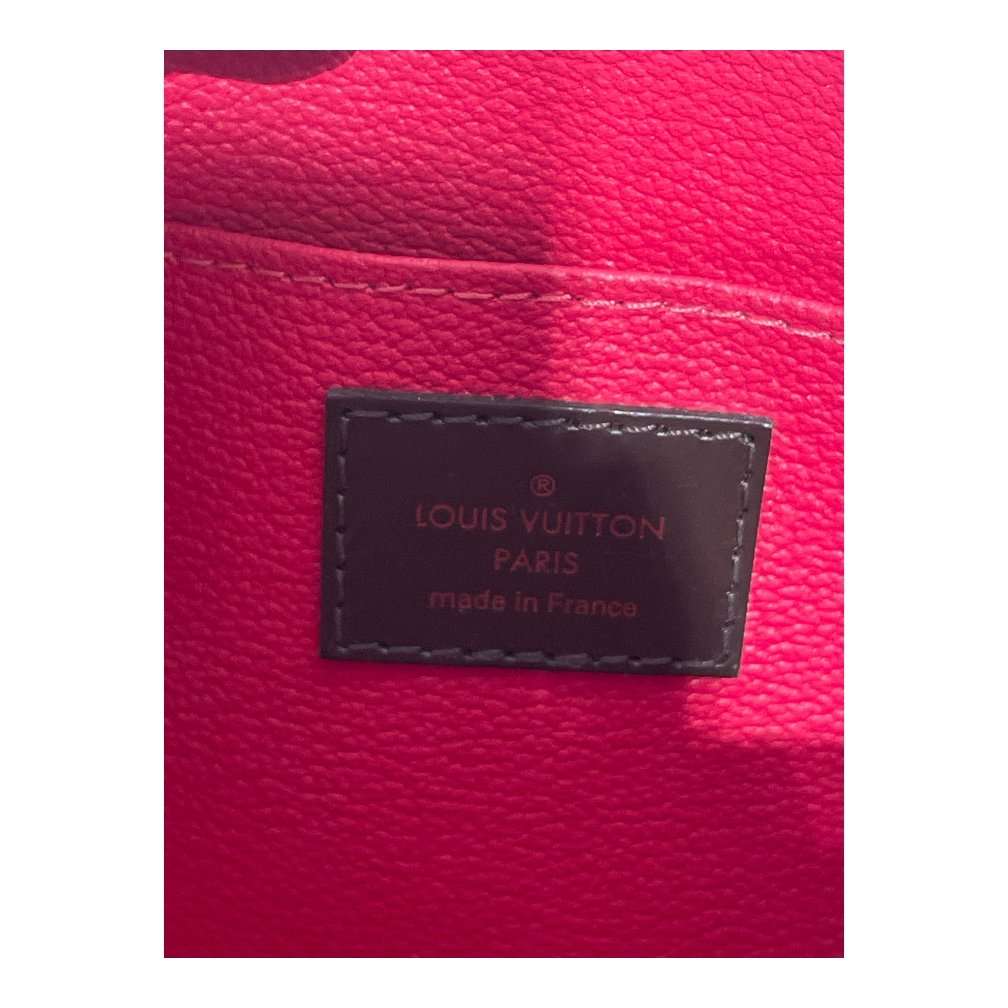 LOUIS VUITTON/Pouch/All Over Print/BRW/Damier Ebene Cosmetic Case view 4