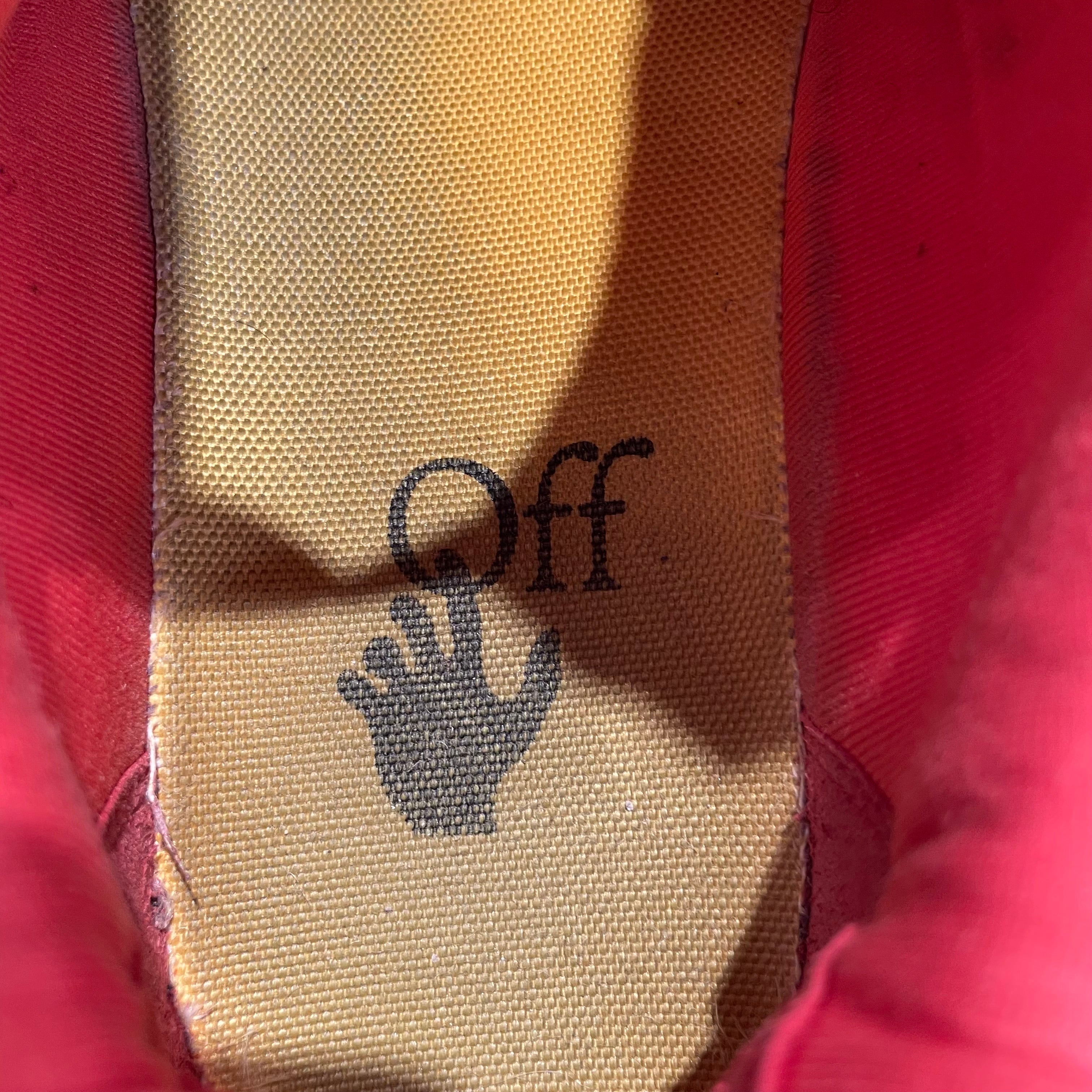OFF-WHITE/Low-Sneakers/EU 42/Acrylic/WHT/ODSY-1000 view 7