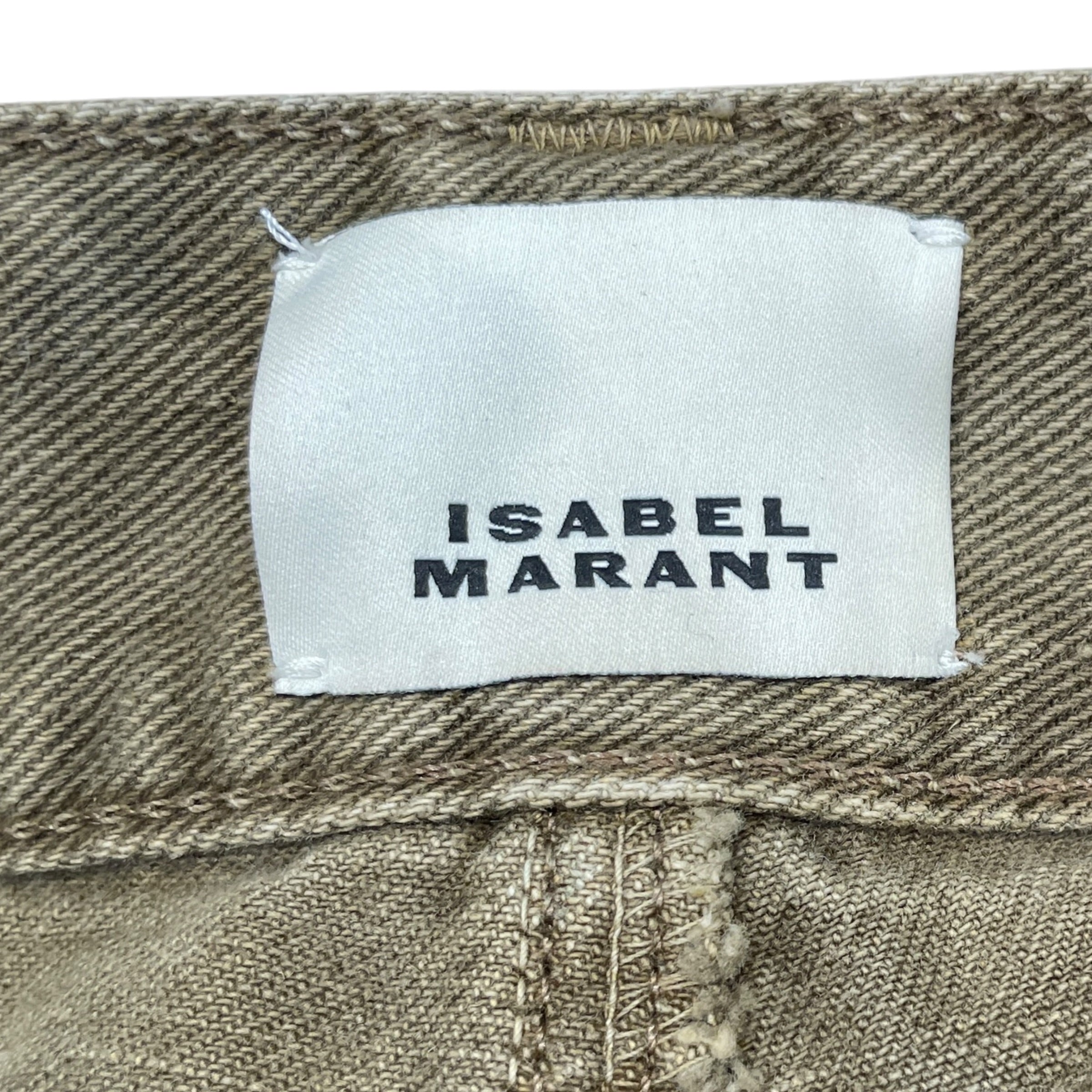 ISABEL MARANT/Bottoms/34/Denim/GRN/Brinley Buckle Jeans view 3