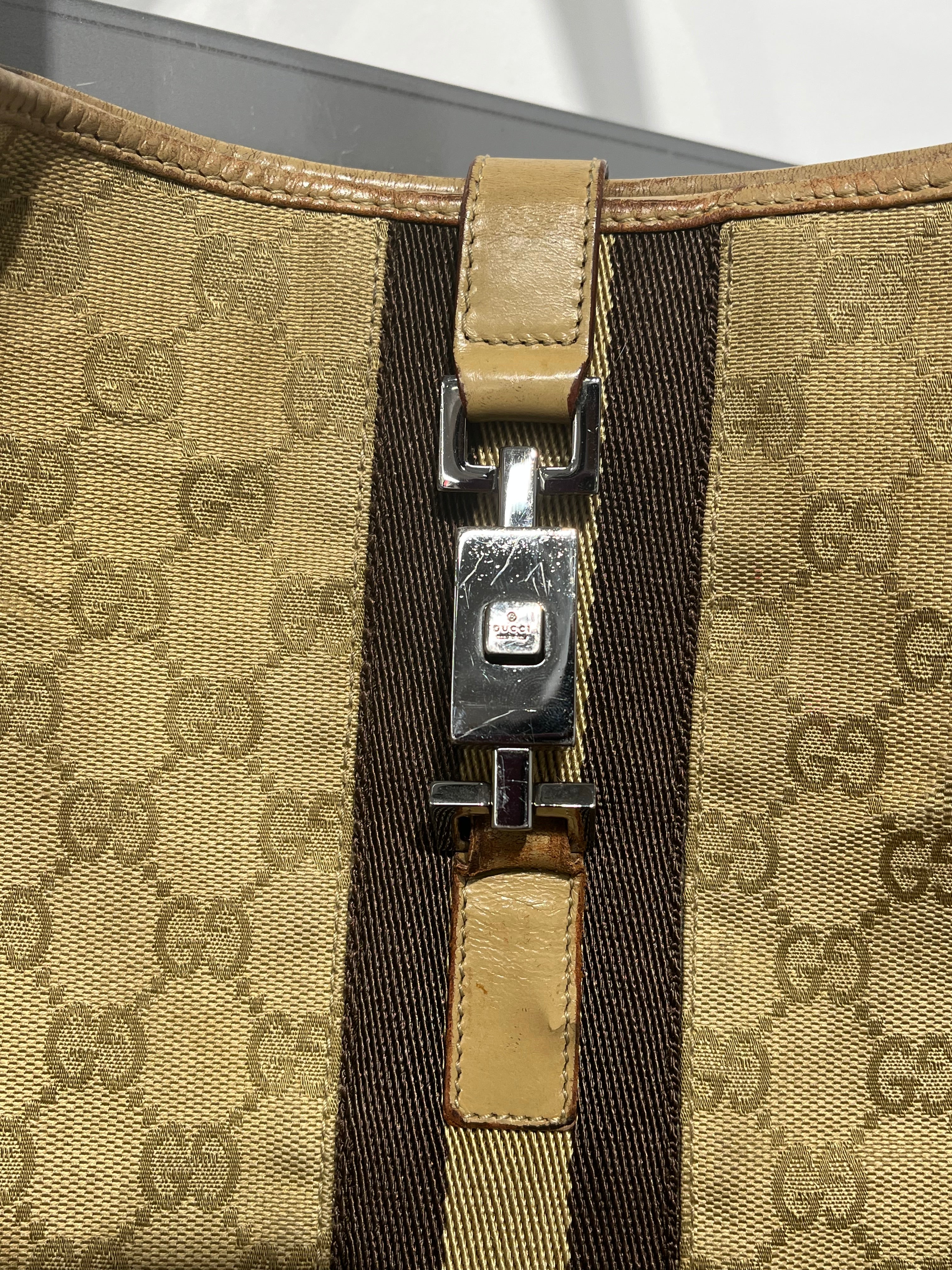 GUCCI/Bag/Monogram/Leather/CML/CANVAS JACKIE SHOULDER BAG view 8