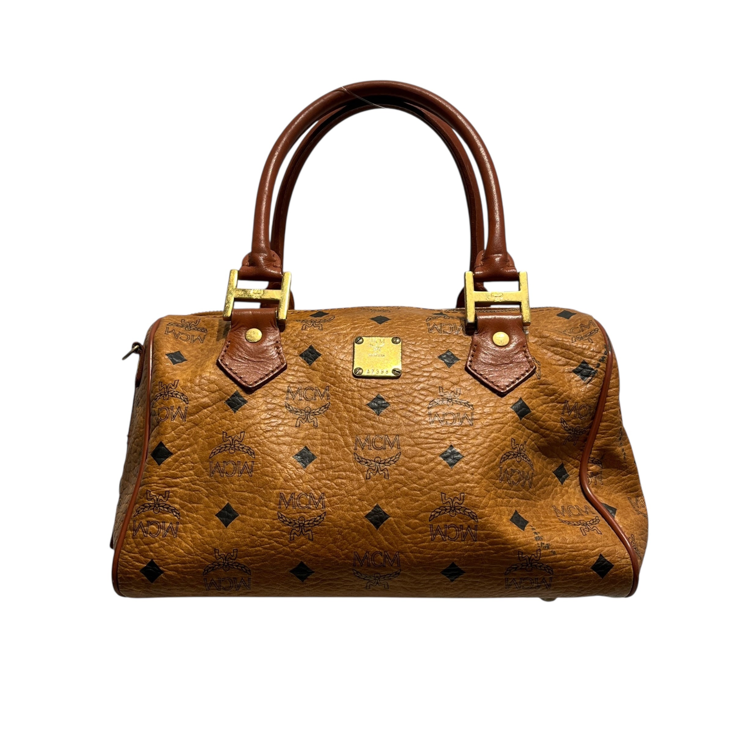 MCM/Tote Bag/OS/Leather/MLT/MCM COGNAC VISESTO MONOGRM view 1