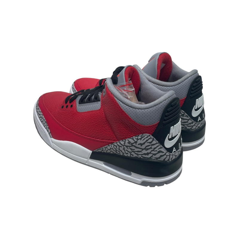 NIKE/Low-Sneakers/US 11.5/Leather/RED/JORDAN 3 UNITE