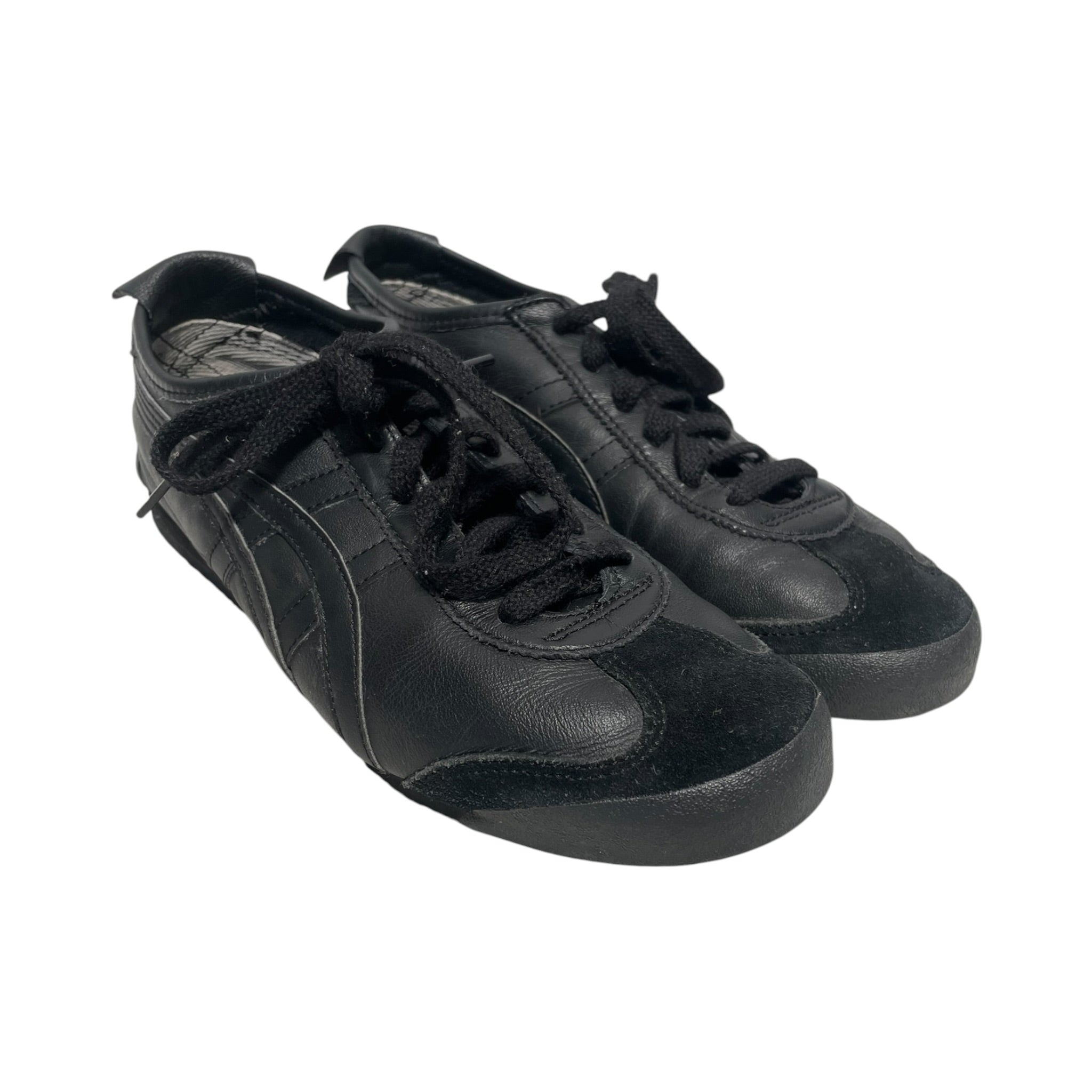 Onitsuka Tiger/Low-Sneakers/US 6.5/Leather/BLK/ view 1