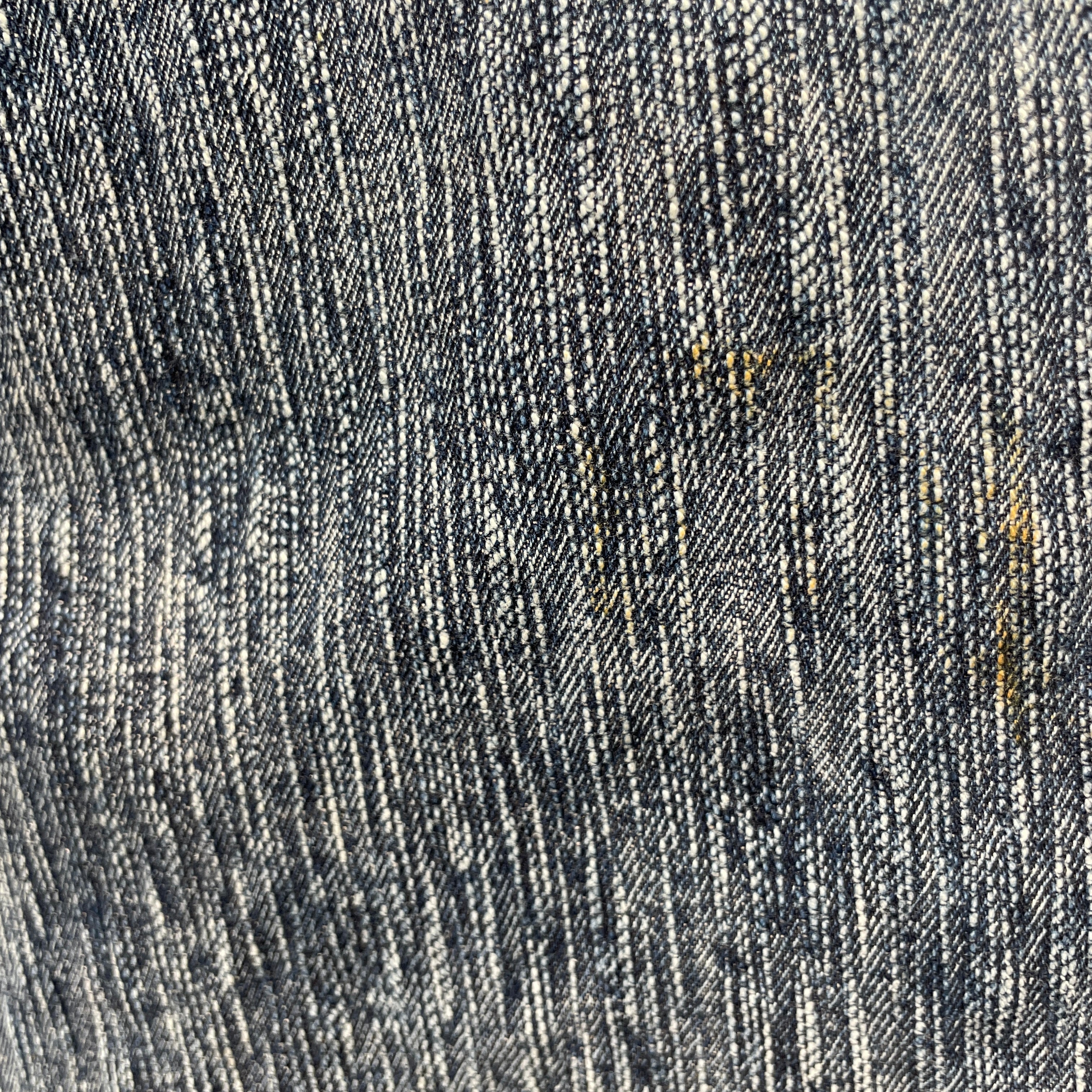 BALENCIAGA/Straight Pants/31/Denim/BLU/acid wash view 3