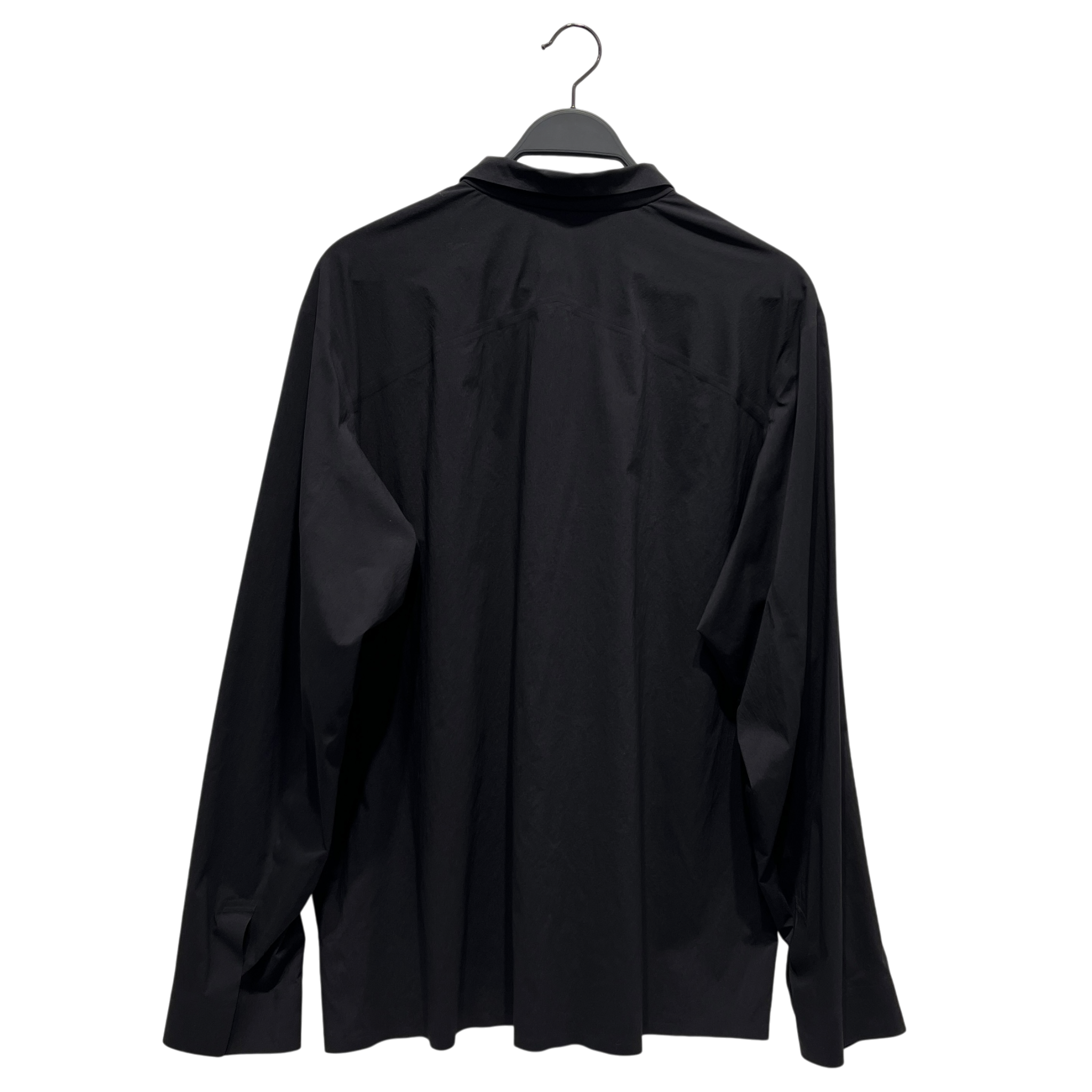 ARC'TERYX VEILANCE/LS Shirt/L/Nylon/BLK/Open Coller/Metry Long Sleeve Hidden Front view 2