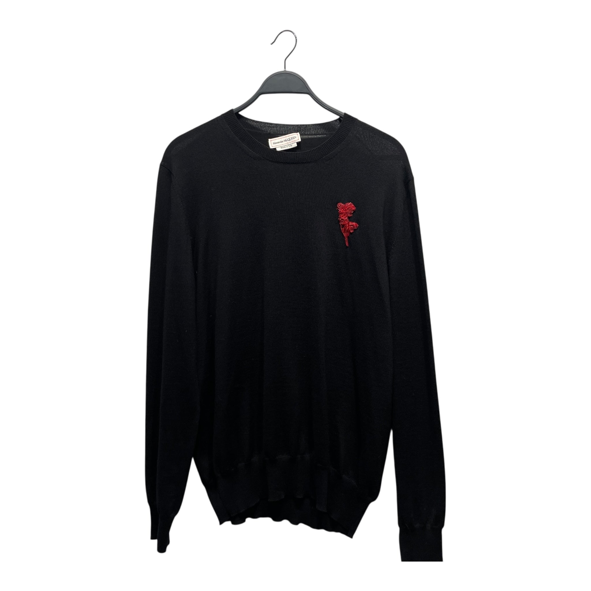 Alexander McQueen/Sweater/L/Cotton/BLK/ view 1