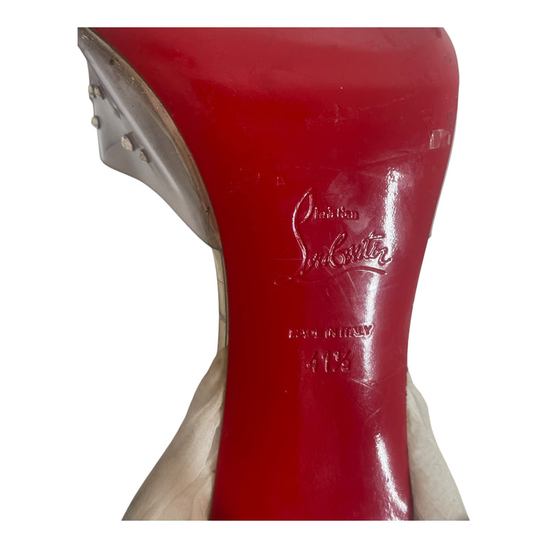 Christian Louboutin/Heels/EU 41.5/SLV/crystals