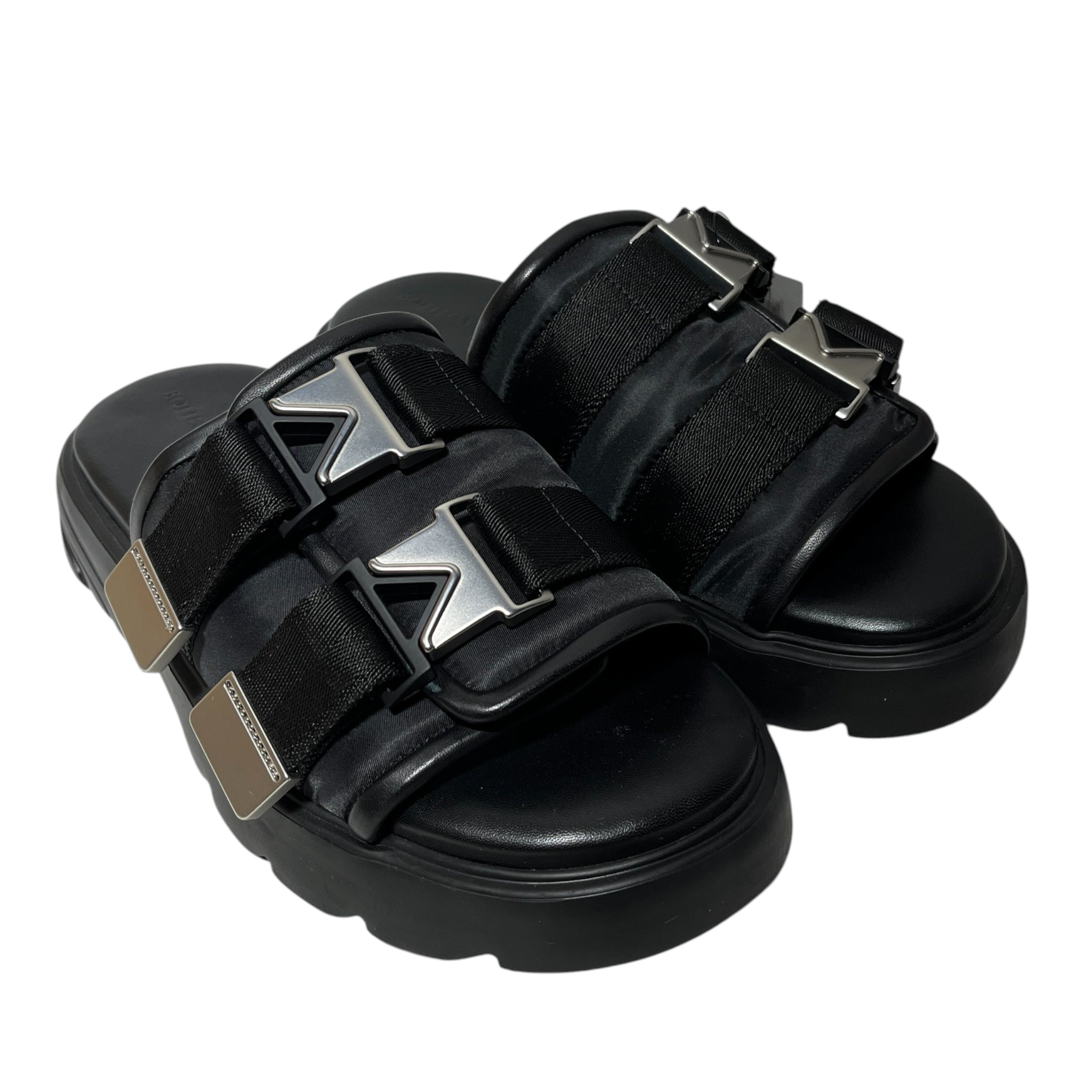 BOTTEGA VENETA/Sandals/EU 42/BLK/velcro/slide view 1