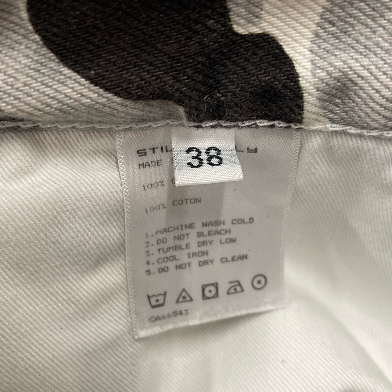 Still Kelly/Straight Pants/38/Cotton/WHT/Camouflage/CA66543 view 4