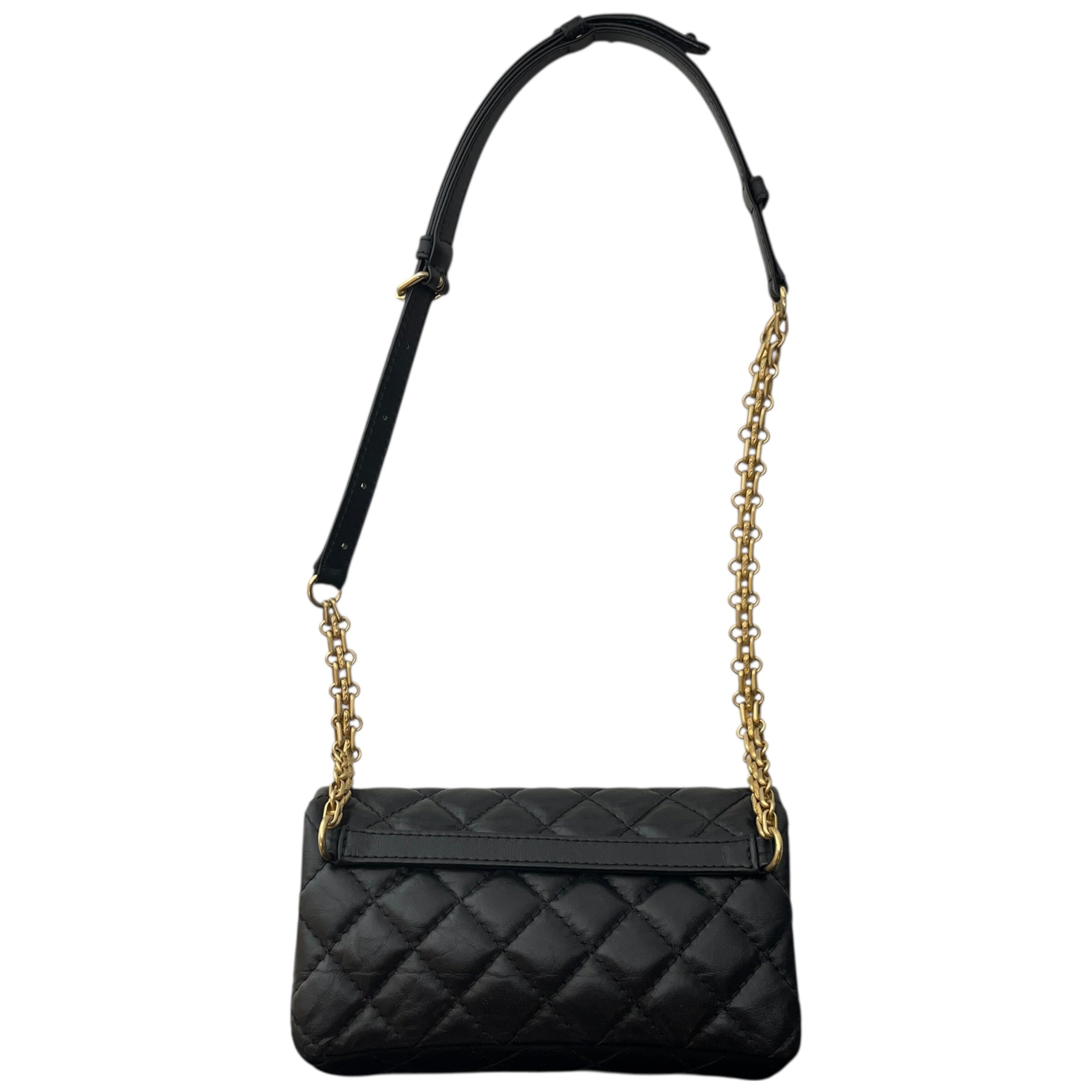 CHANEL/Cross Body Bag/Leather/BLK/QUILTED 255 REISSUE view 3