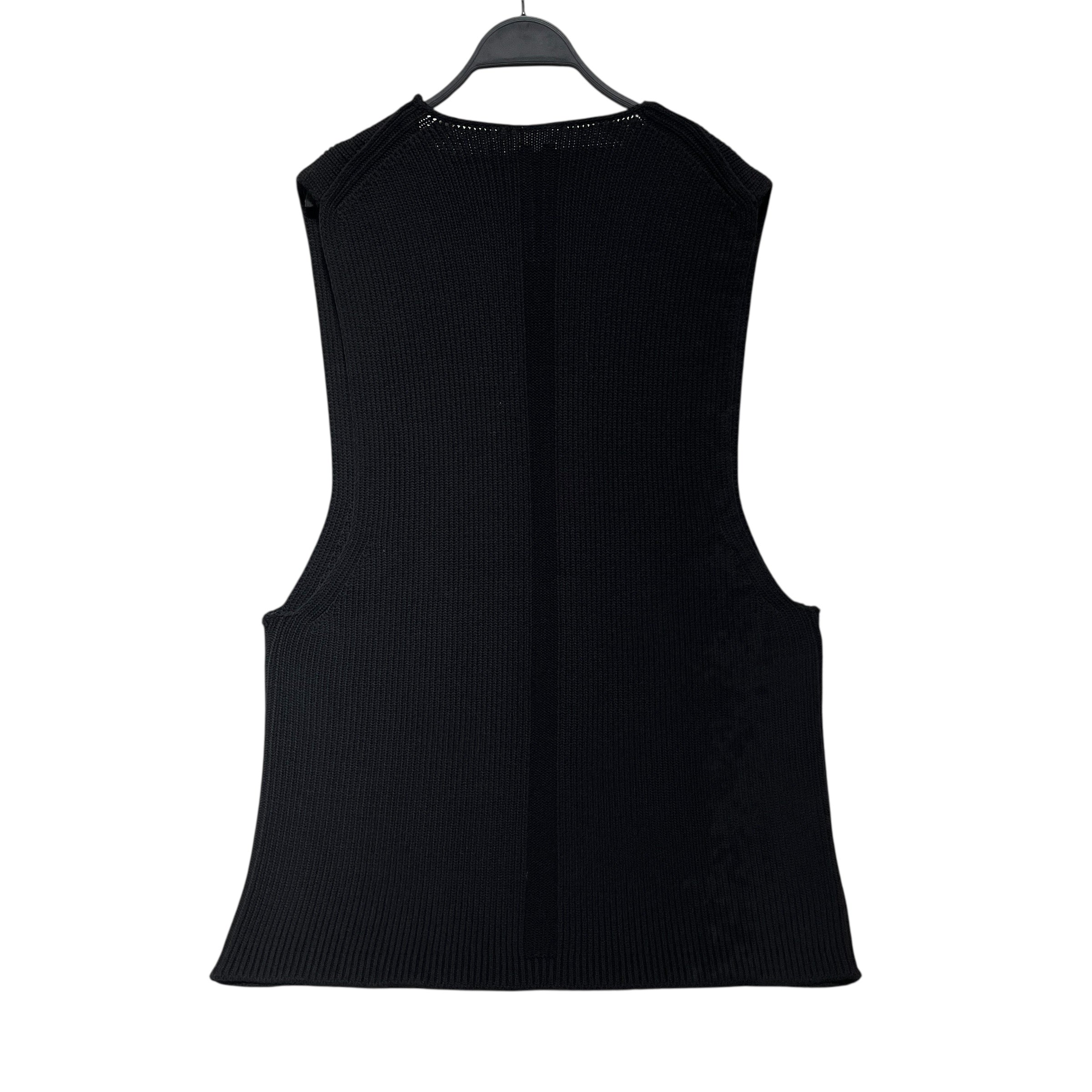 Rick Owens/Knitted Vest/L/Wool/BLK/FW25 CONCORDIANS view 2