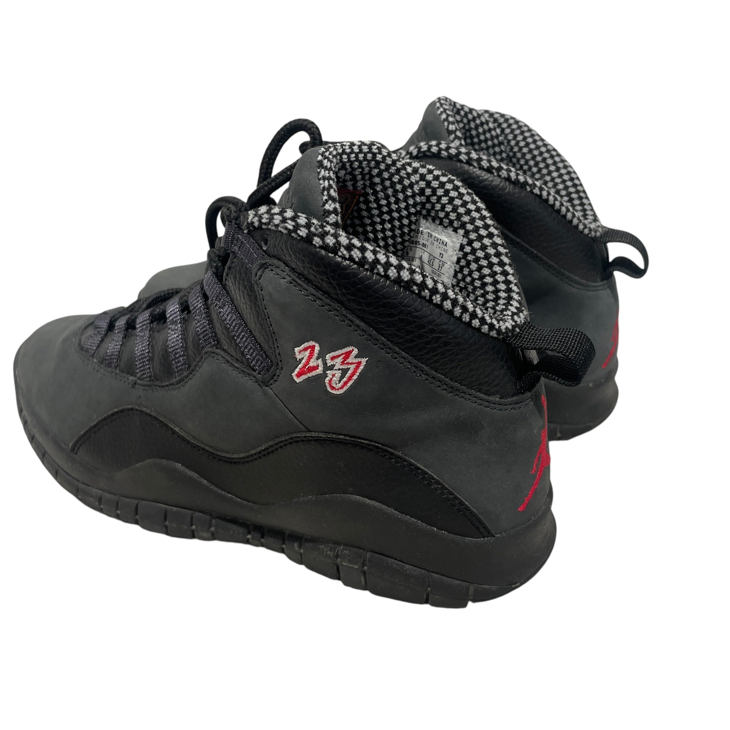 JORDAN BRAND/Hi-Sneakers/US 9/Leather/BLK/ view 2