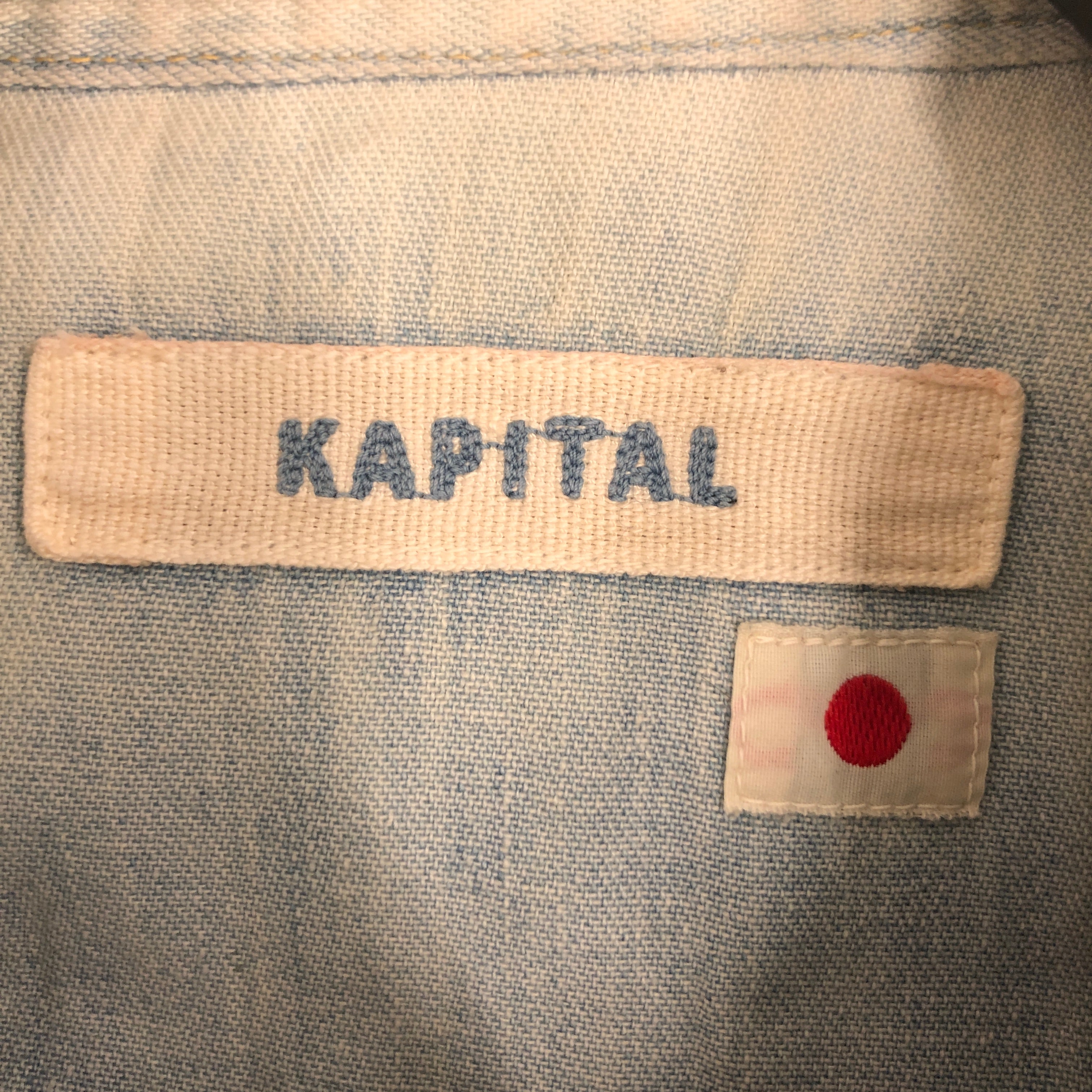 KAPITAL/SS Shirt/2/Cotton/IDG/Western/ view 3